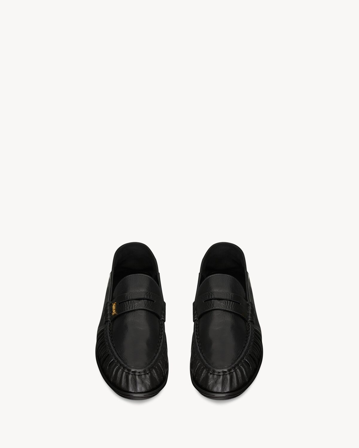 Saint Laurent mocasines le loafer foldable de piel lisa