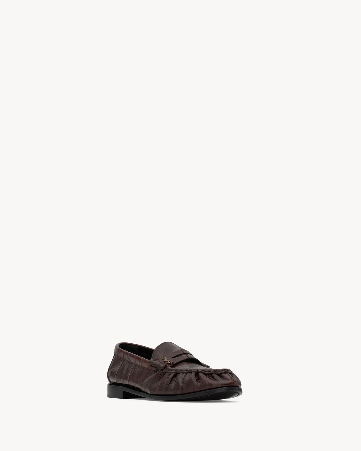 Saint Laurent Mocasines Le Loafer Supple De Piel De Anguila