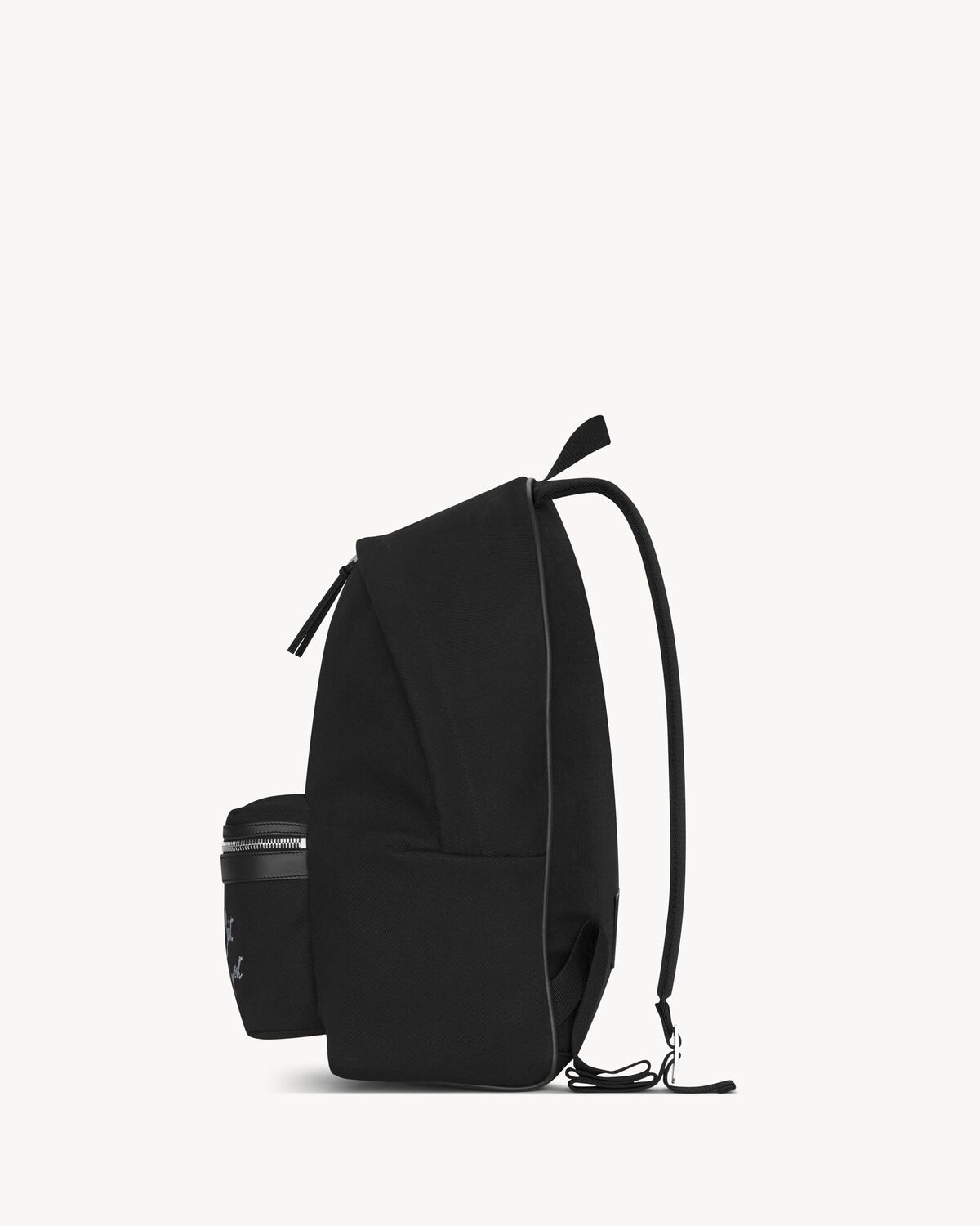 Saint Laurent Mochila City Con Bordado Saint Laurent De Lona
