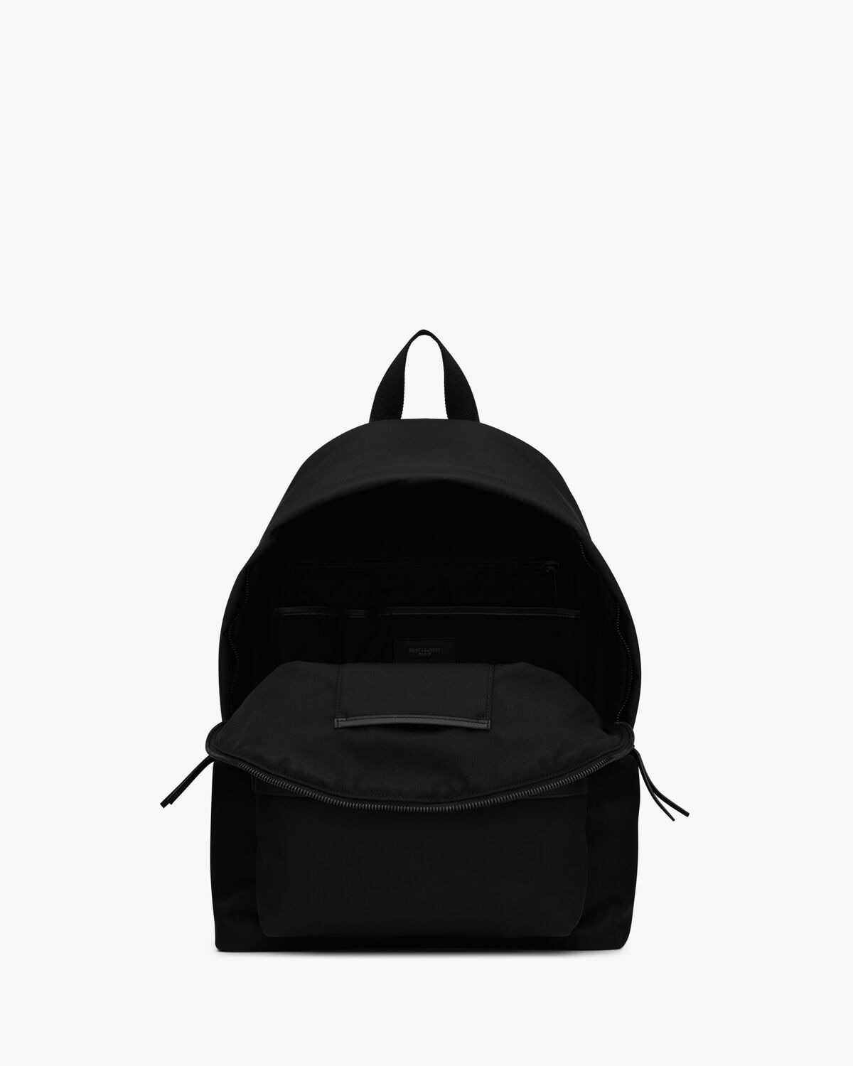 Saint Laurent Mochila City De Econyl® Piel Lisa Y Nailon