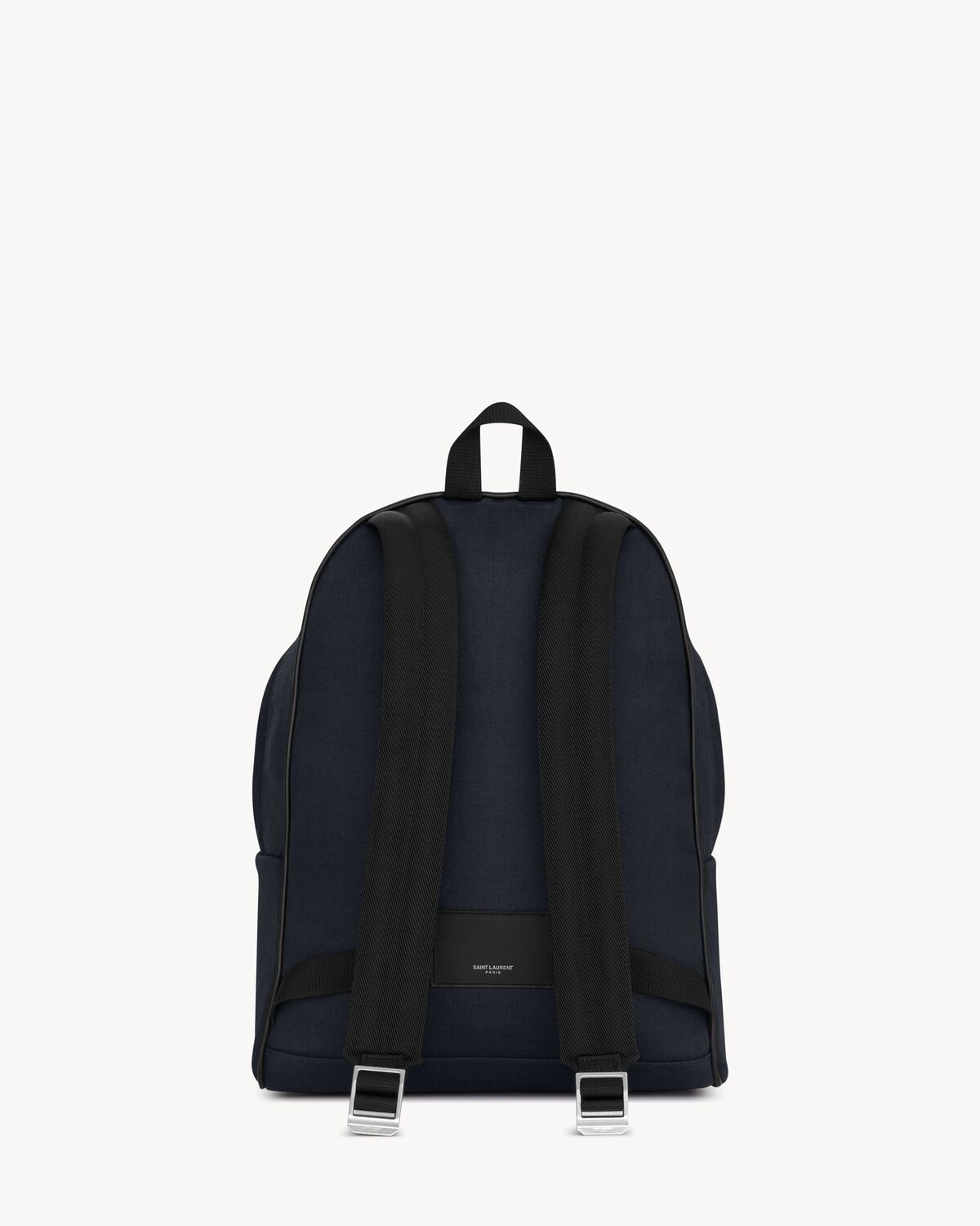 Saint Laurent Mochila City De Tela De Nailon Y Piel