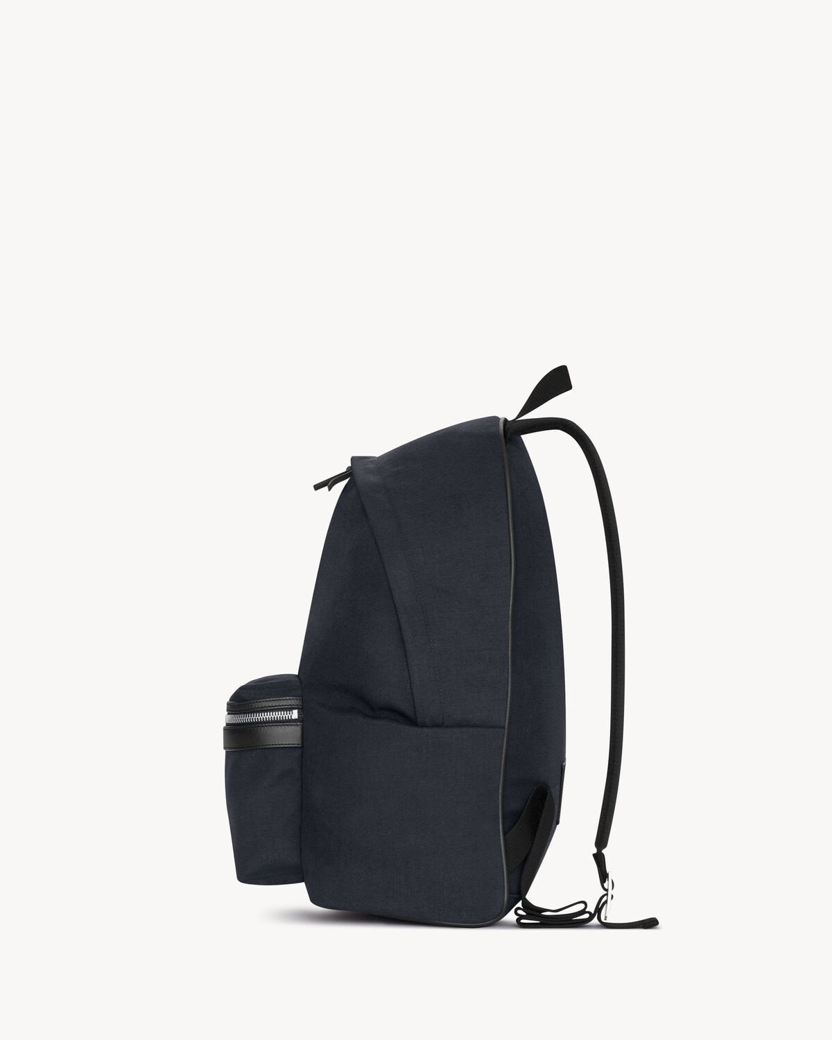 Saint Laurent Mochila City De Tela De Nailon Y Piel