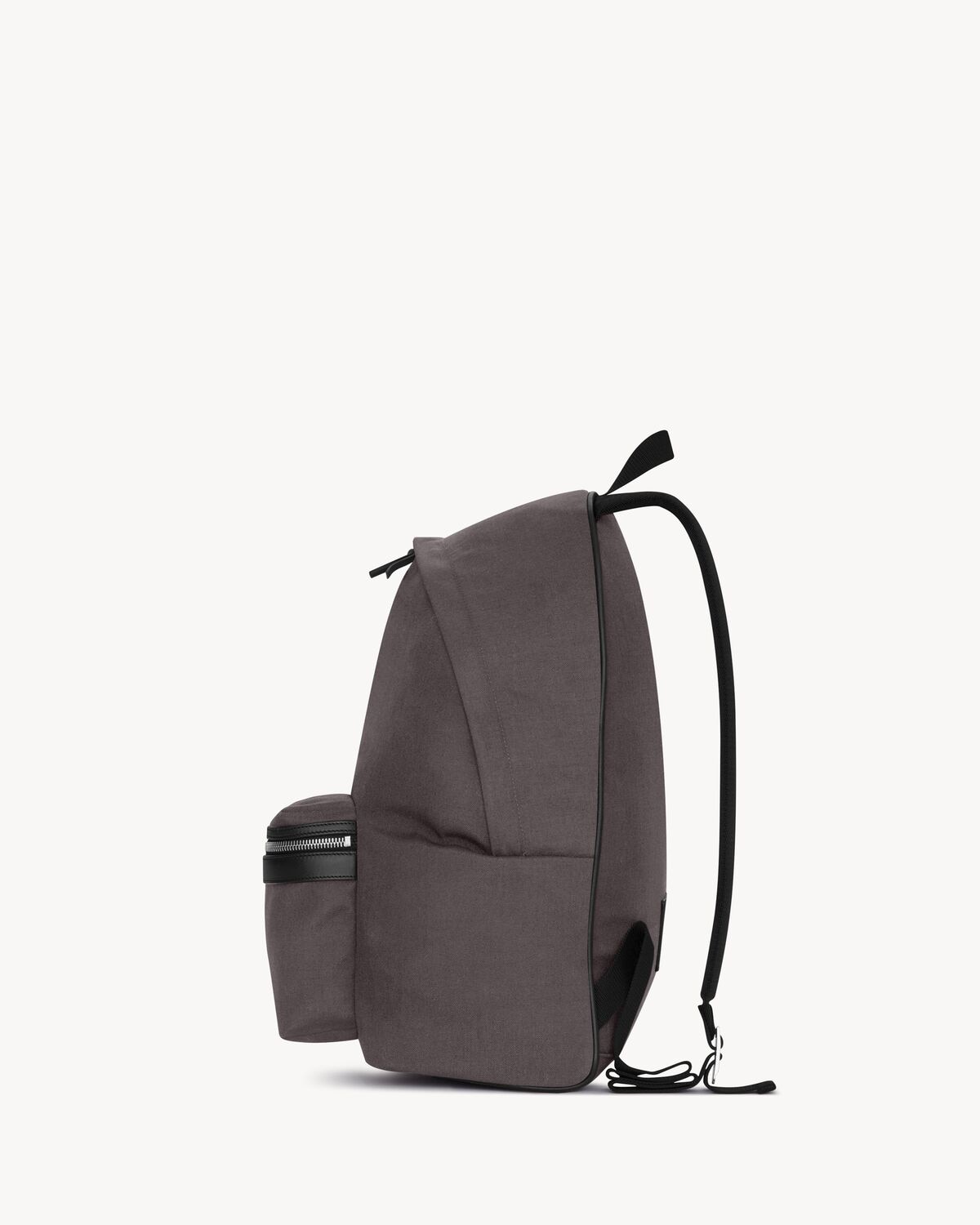 Saint Laurent Mochila City De Tela De Nailon Y Piel