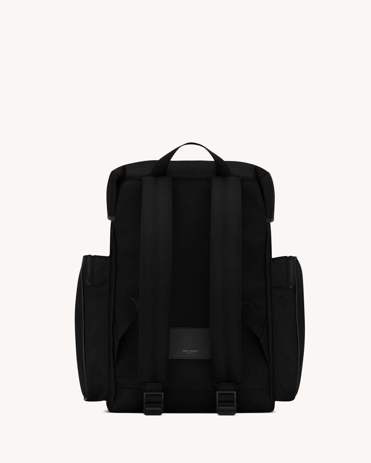 Saint Laurent Mochila Con Varios Bolsillos City De Econyl® Piel Lisa Y Nailon