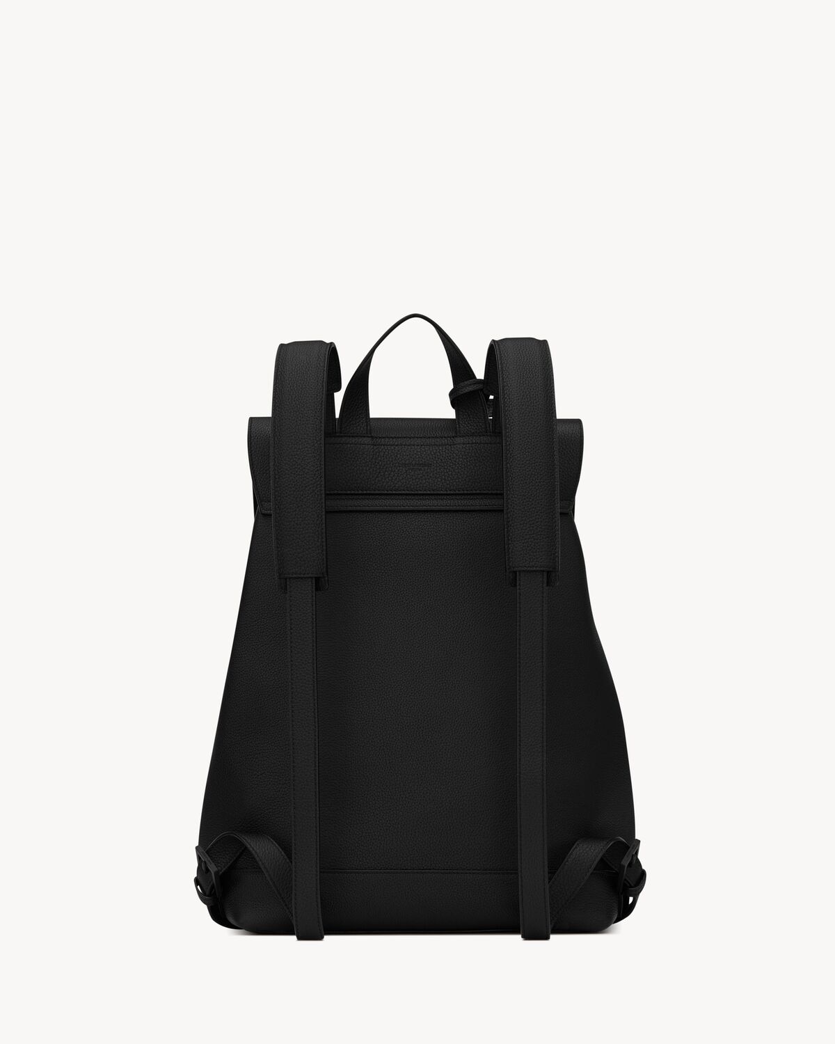 Saint Laurent Mochila Sac De Jour De Piel Granulada