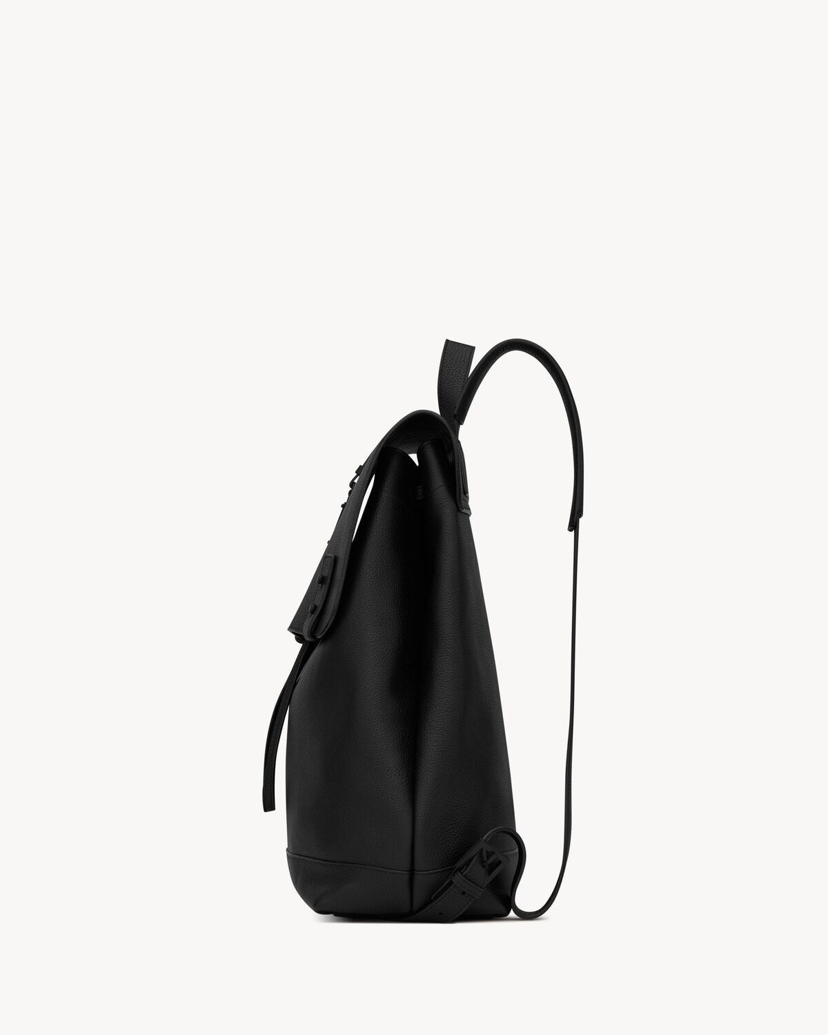 Saint Laurent Mochila Sac De Jour De Piel Granulada
