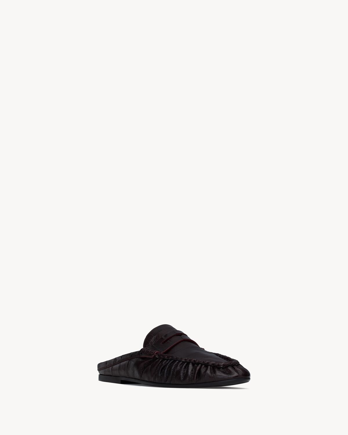 Saint Laurent Mules Tipo Mocasín Le Loafer De Piel De Anguila
