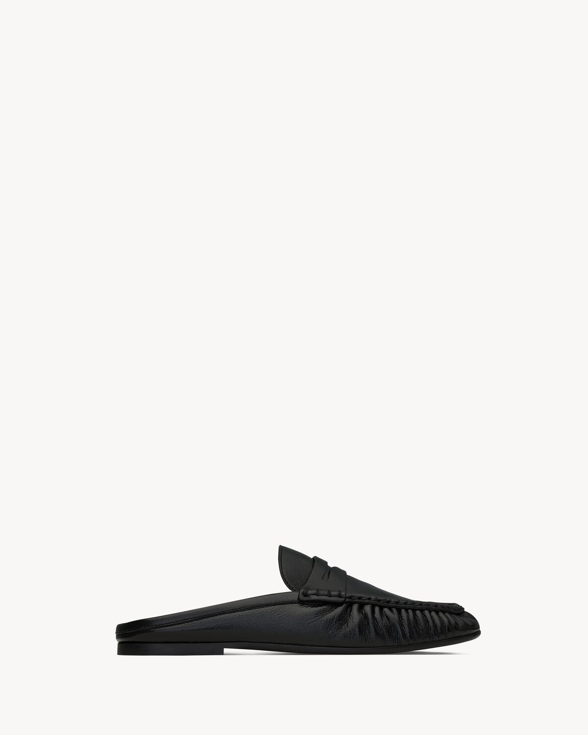 Saint Laurent Mules Tipo Mocasín Le Loafer De Piel Lisa