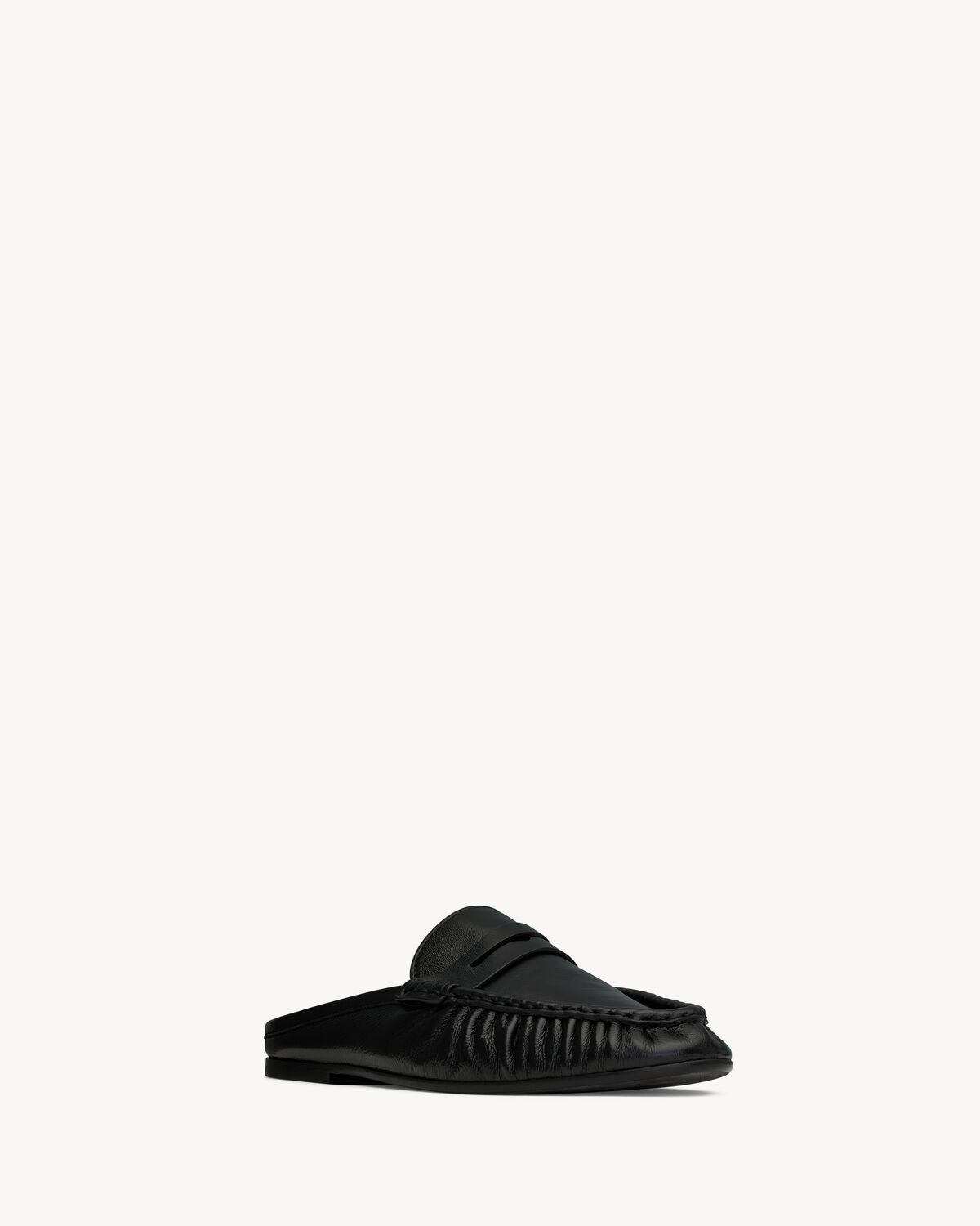 Saint Laurent Mules Tipo Mocasín Le Loafer De Piel Lisa