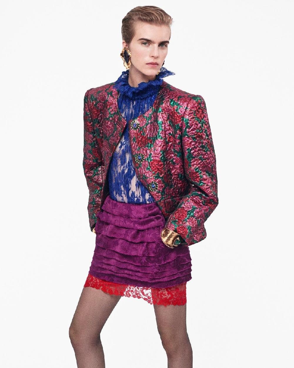 Saint Laurent Pendientes De Resina Y Metal Con Cabujón