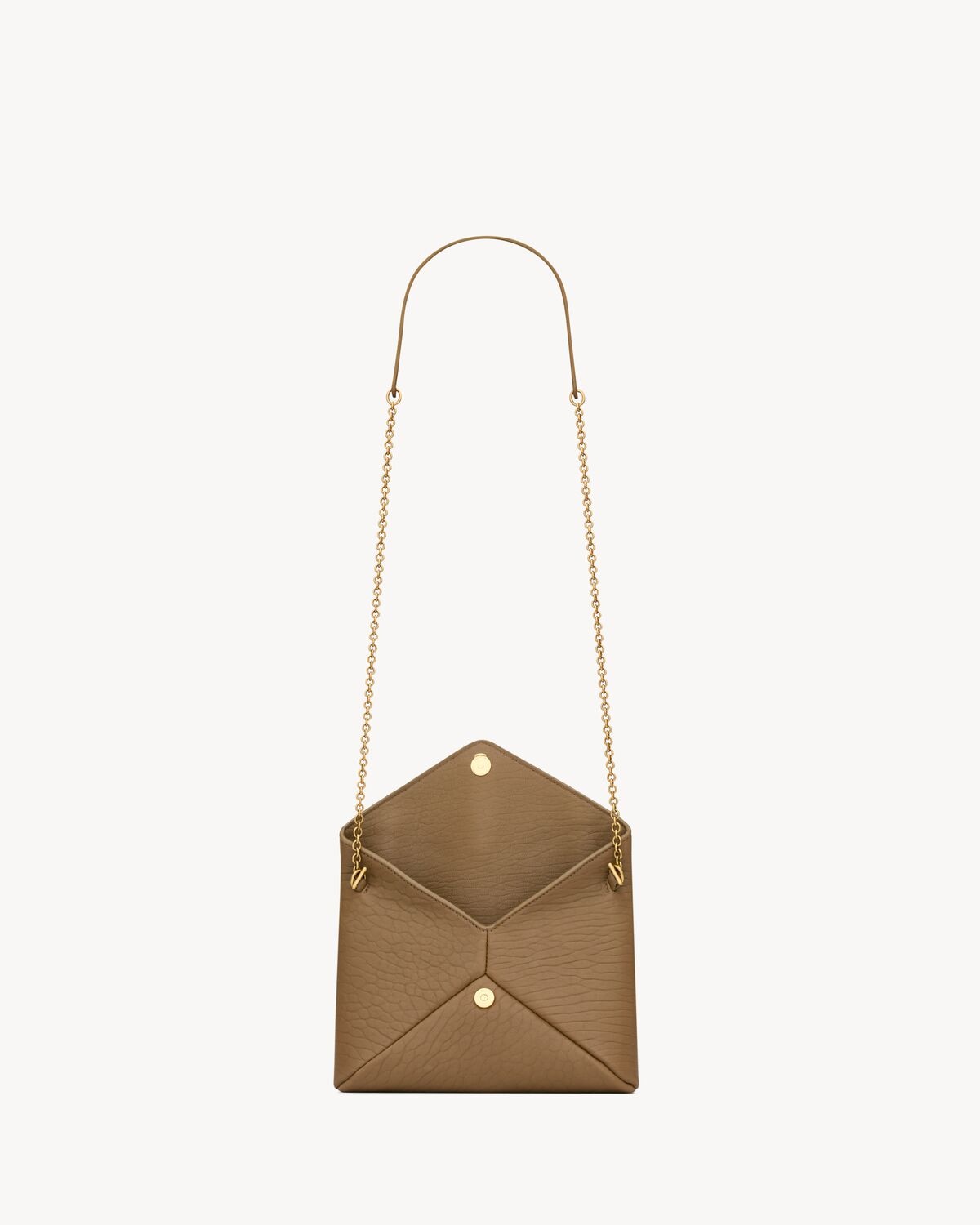 Saint Laurent Pochette Con Cadena Cassandre De Piel De Cordero
