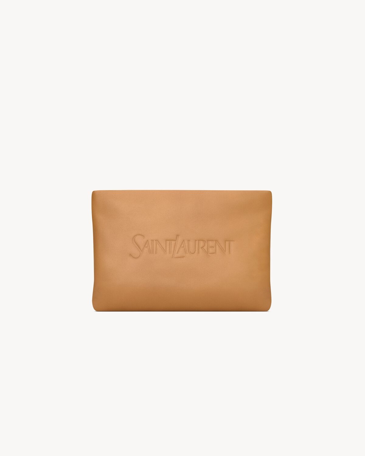 Saint Laurent pochette pequeña saint laurent de piel