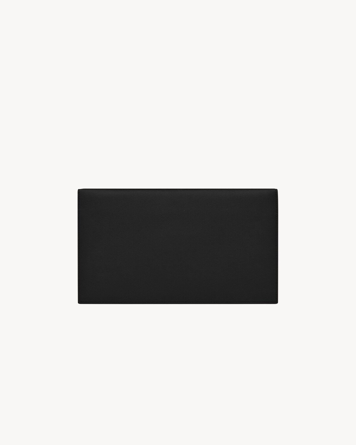 Saint Laurent Pochette Uptown De Piel Repujada Grain De Poudre