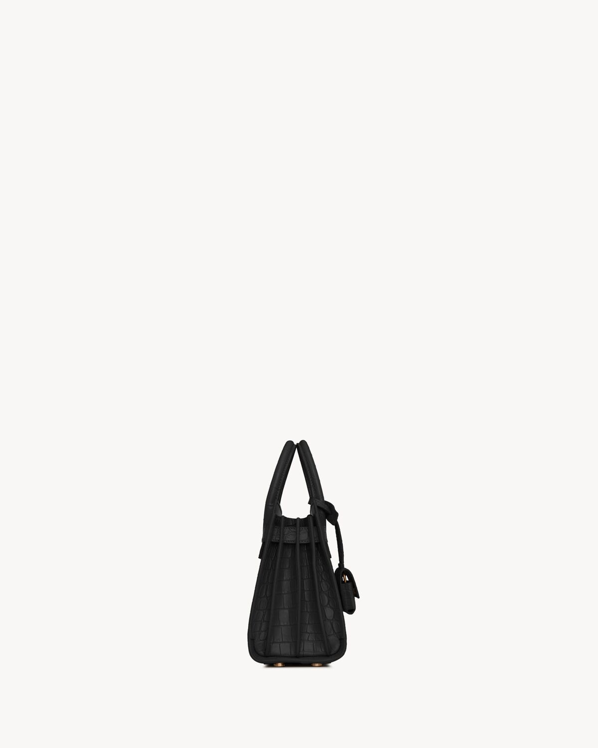 Saint Laurent Sac De Jour De Piel Repujada Efecto Cocodrilo - Nano