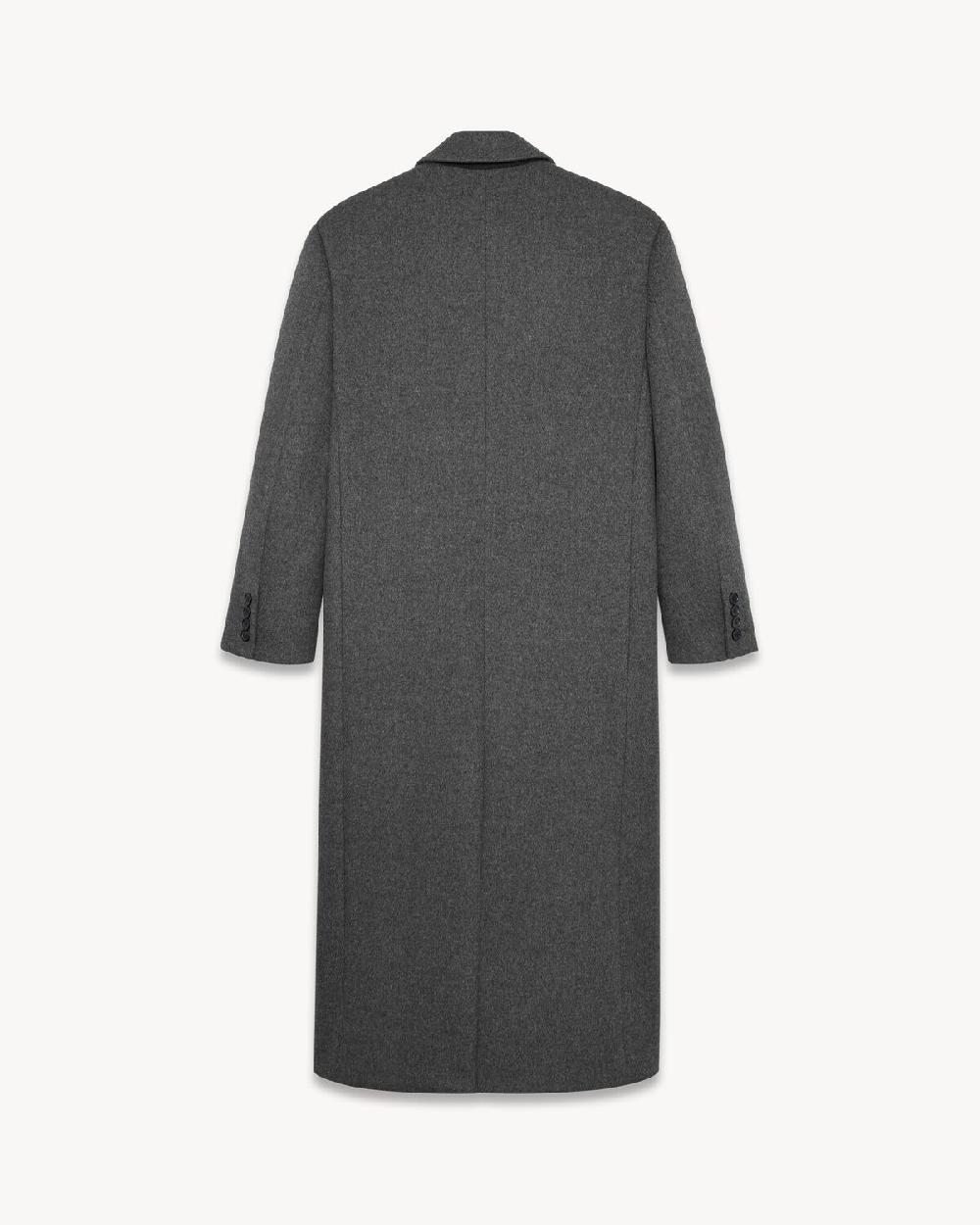 Saint Laurent Abrigo Oversize De Lana