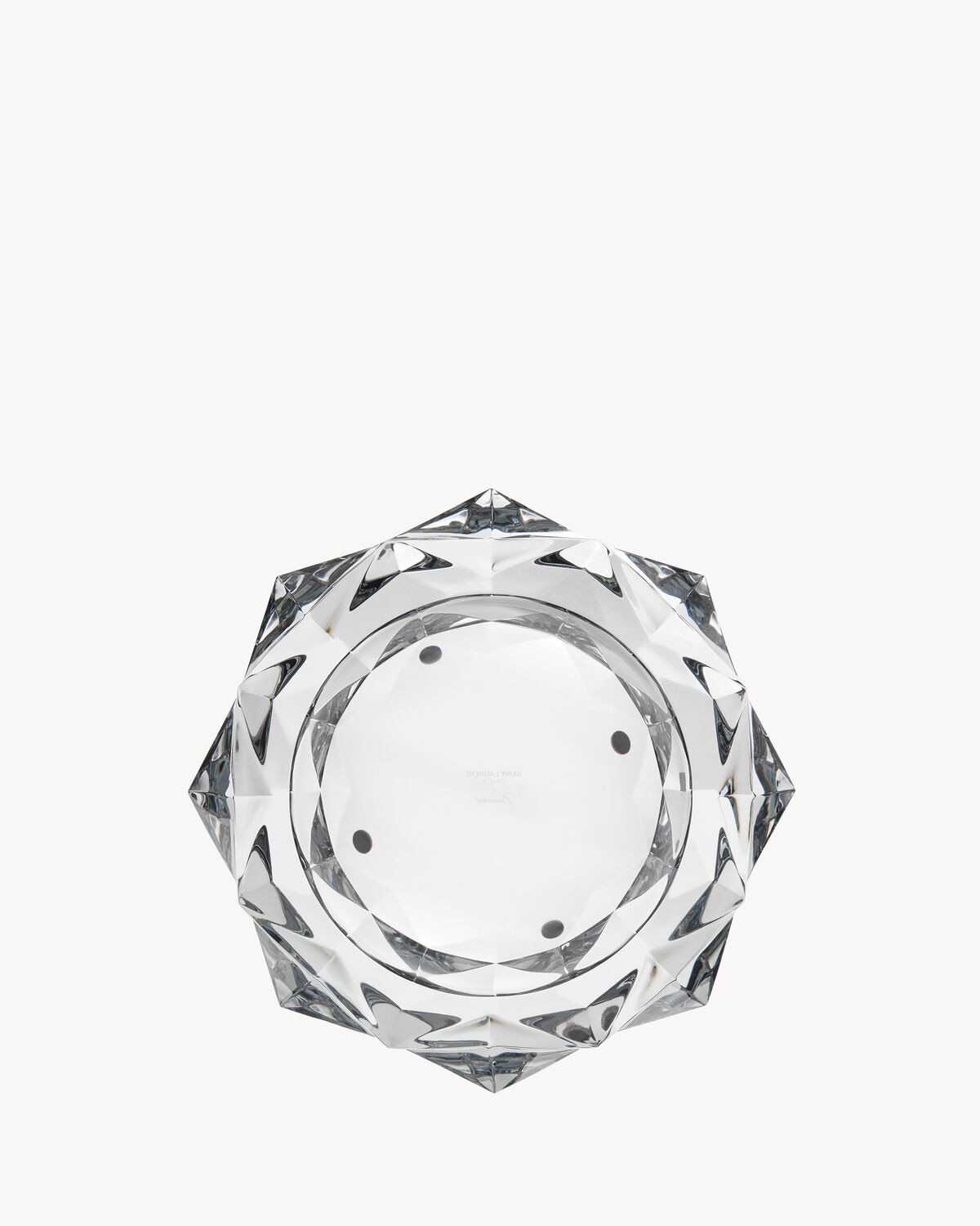 Saint Laurent Baccarat Cordoue Ashtray In Crystal