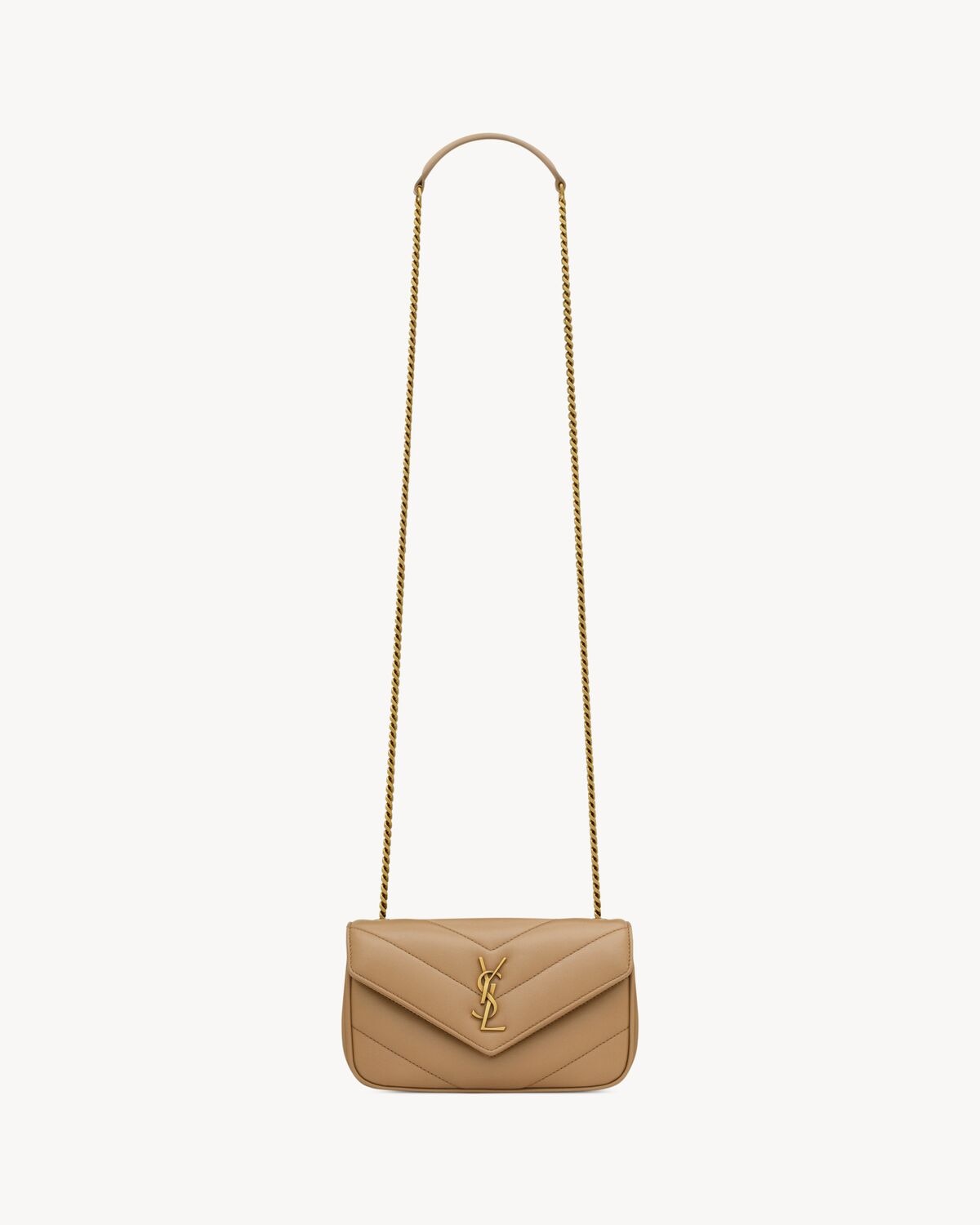 Saint Laurent bolso mini de piel de cordero