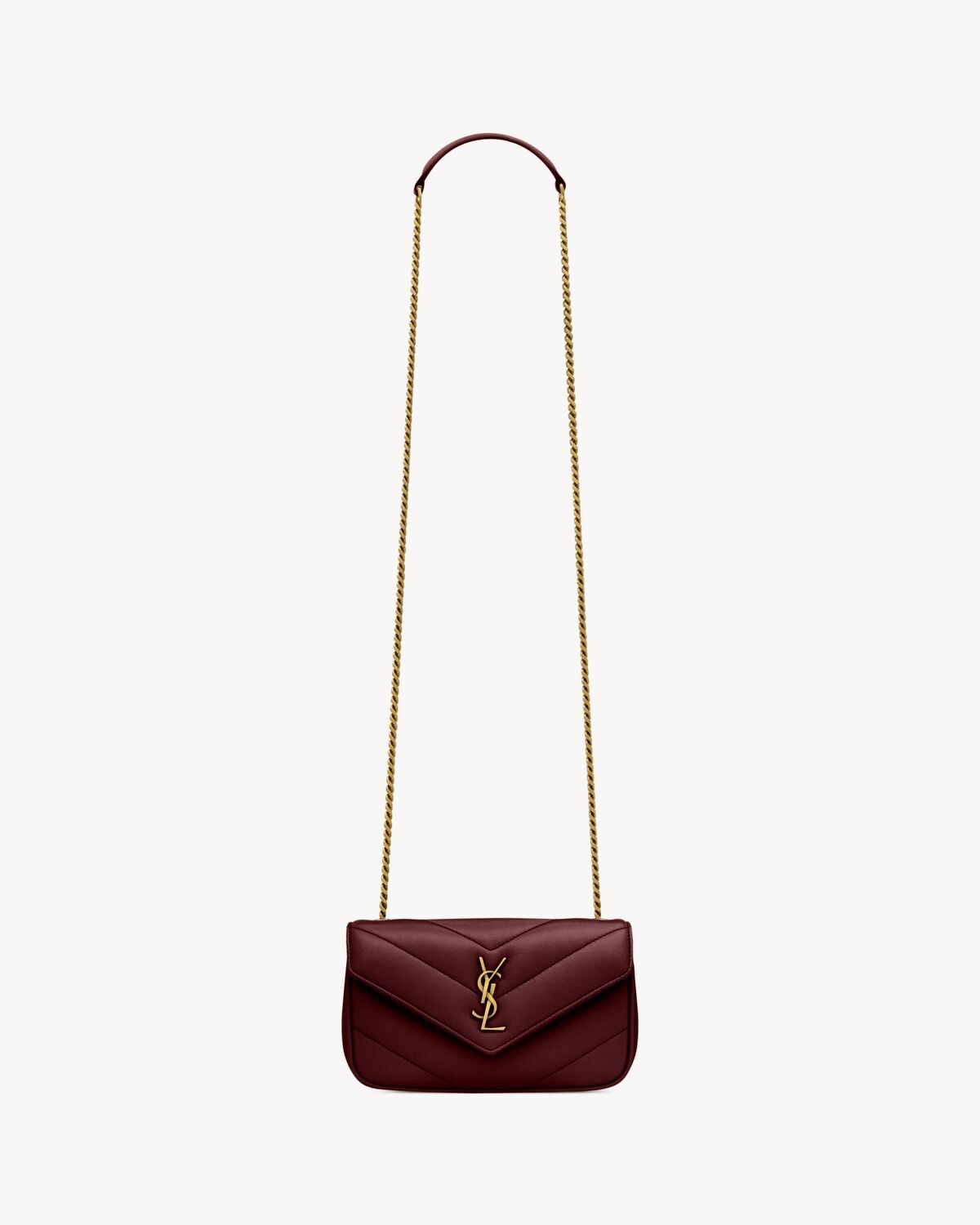 Saint Laurent bolso mini de piel de cordero