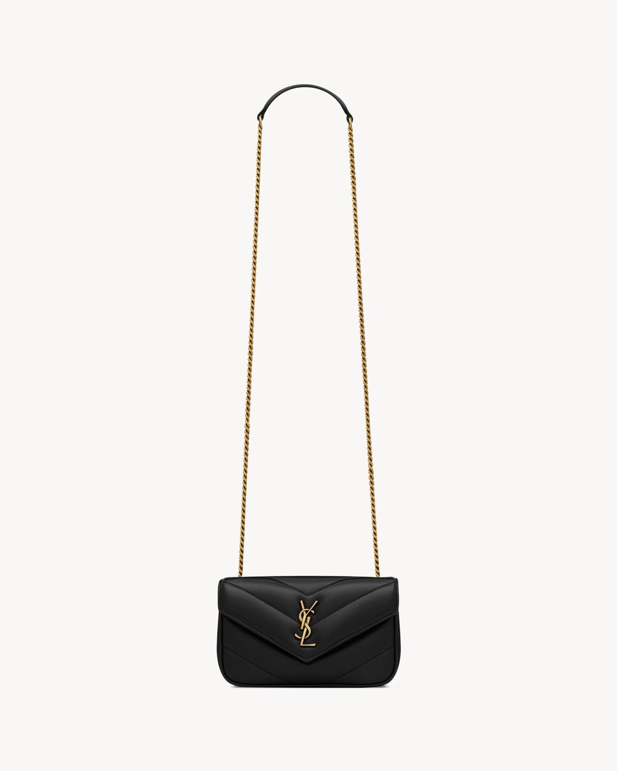 Saint Laurent bolso mini de piel de cordero
