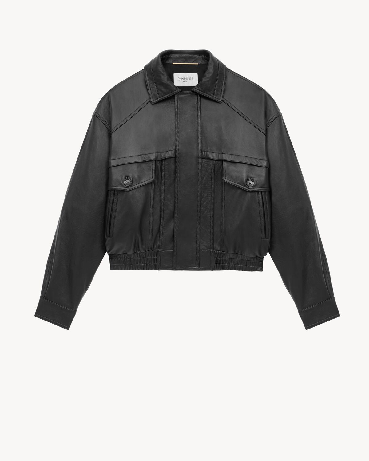 Saint Laurent bomber de piel de cordero