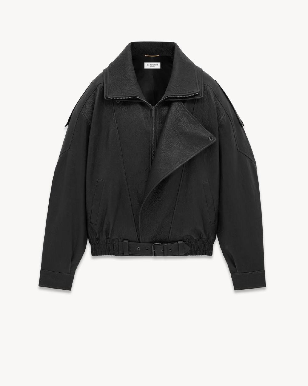 Saint Laurent bomber de piel de cordero