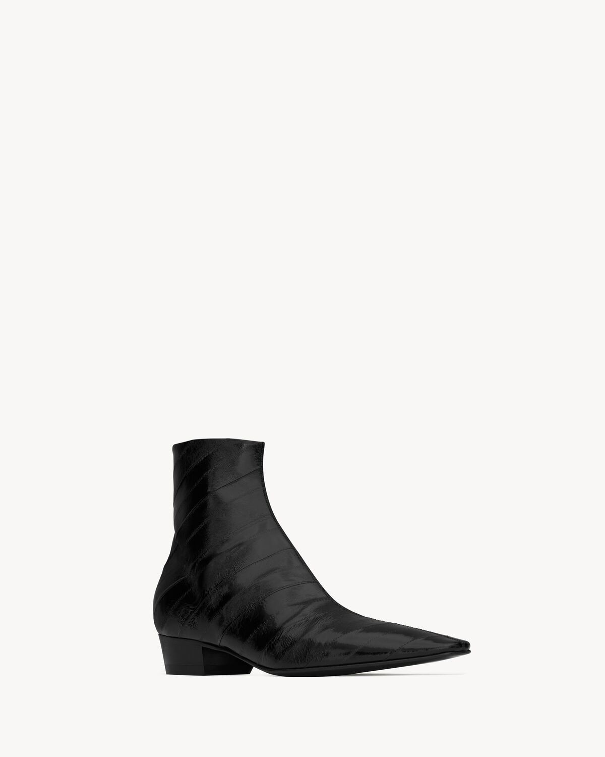 Saint Laurent Botas Paolo De Piel De Anguila