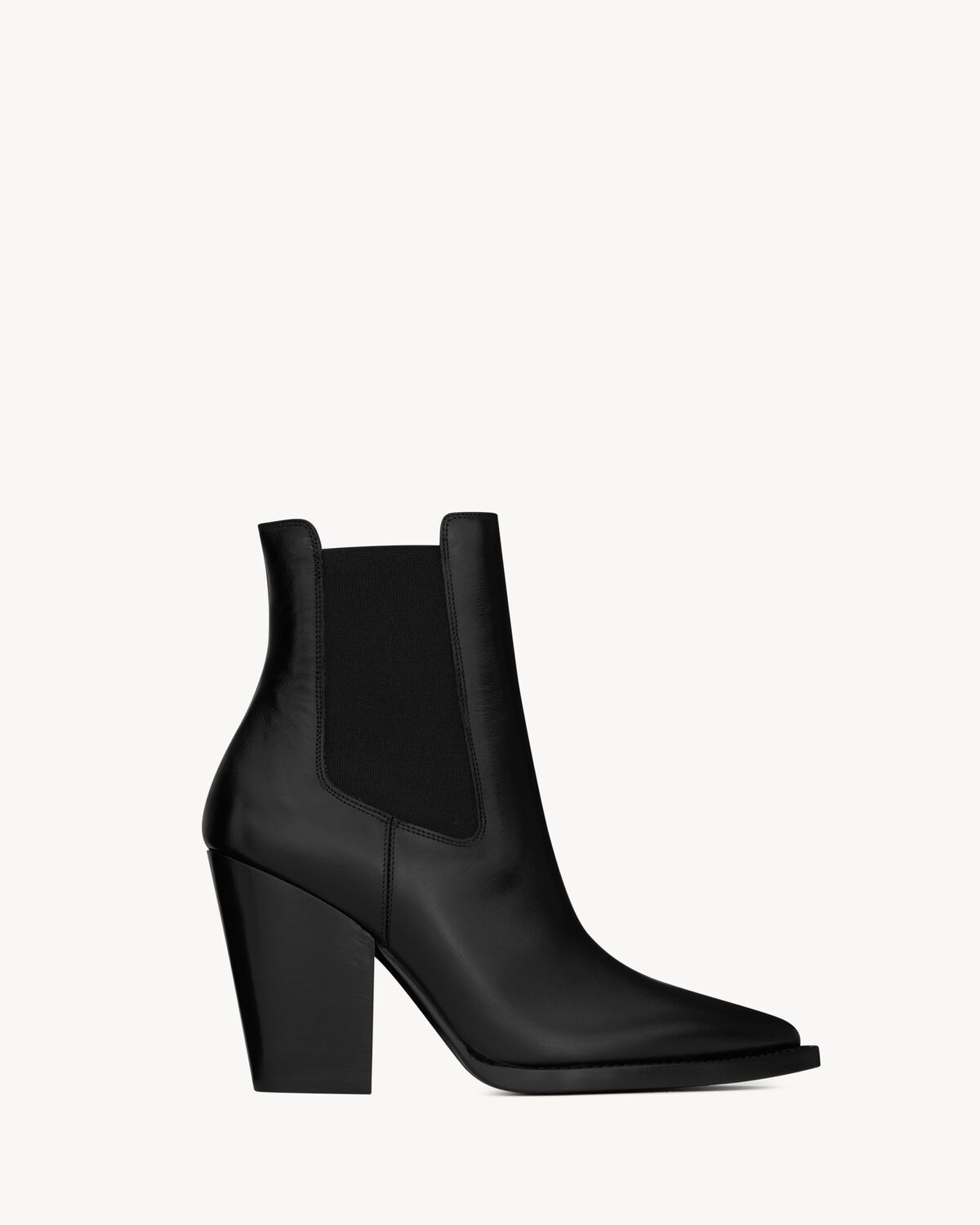 Saint Laurent botines chelsea theo de piel lisa