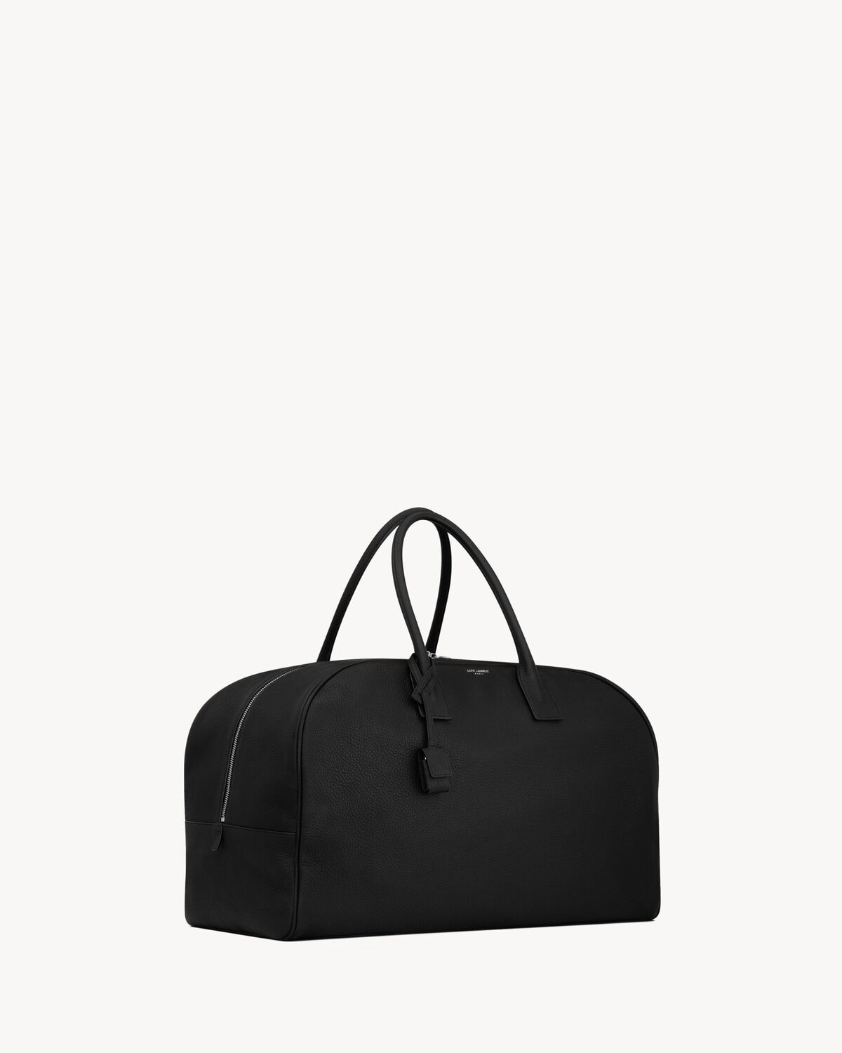 Saint Laurent Bowling Duffle De Piel Granulada