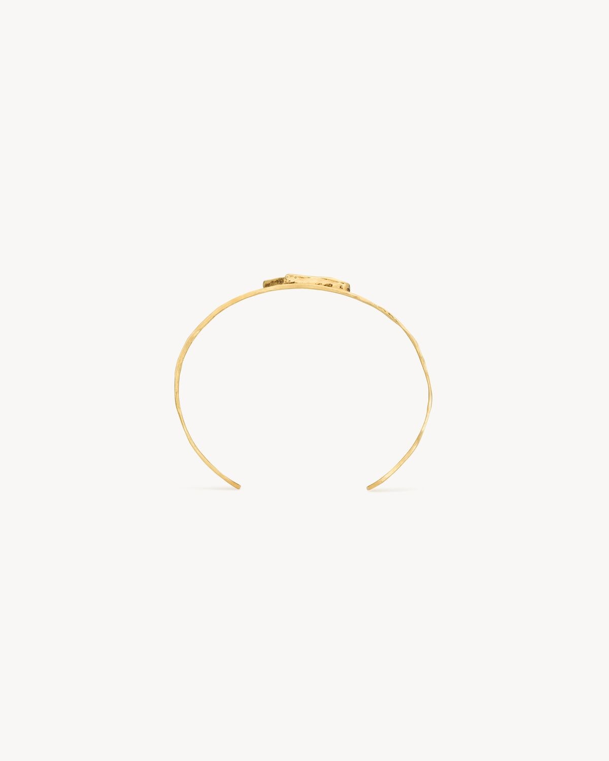 Saint Laurent Brazalete Cassandre De Metal