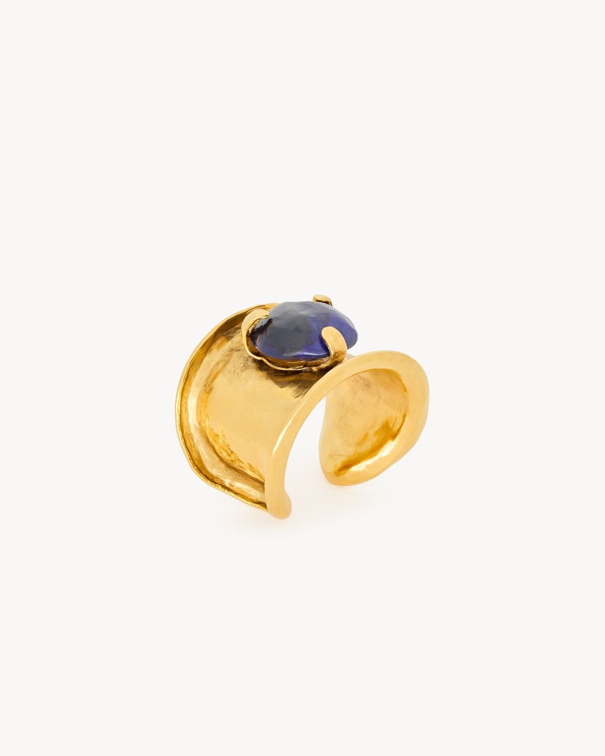 Saint Laurent brazalete de esmalte resina y metal