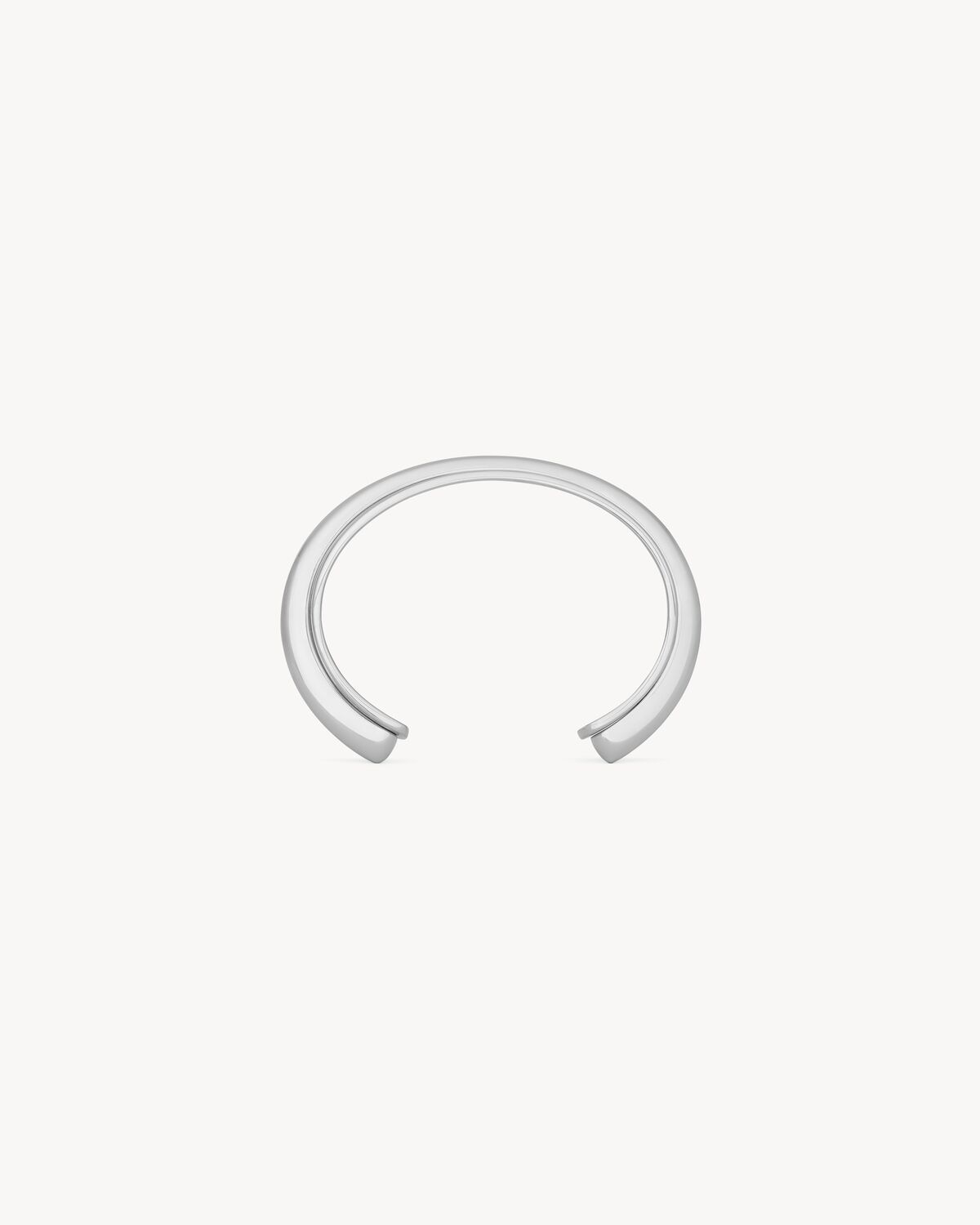 Saint Laurent Brazalete Doble De Metal