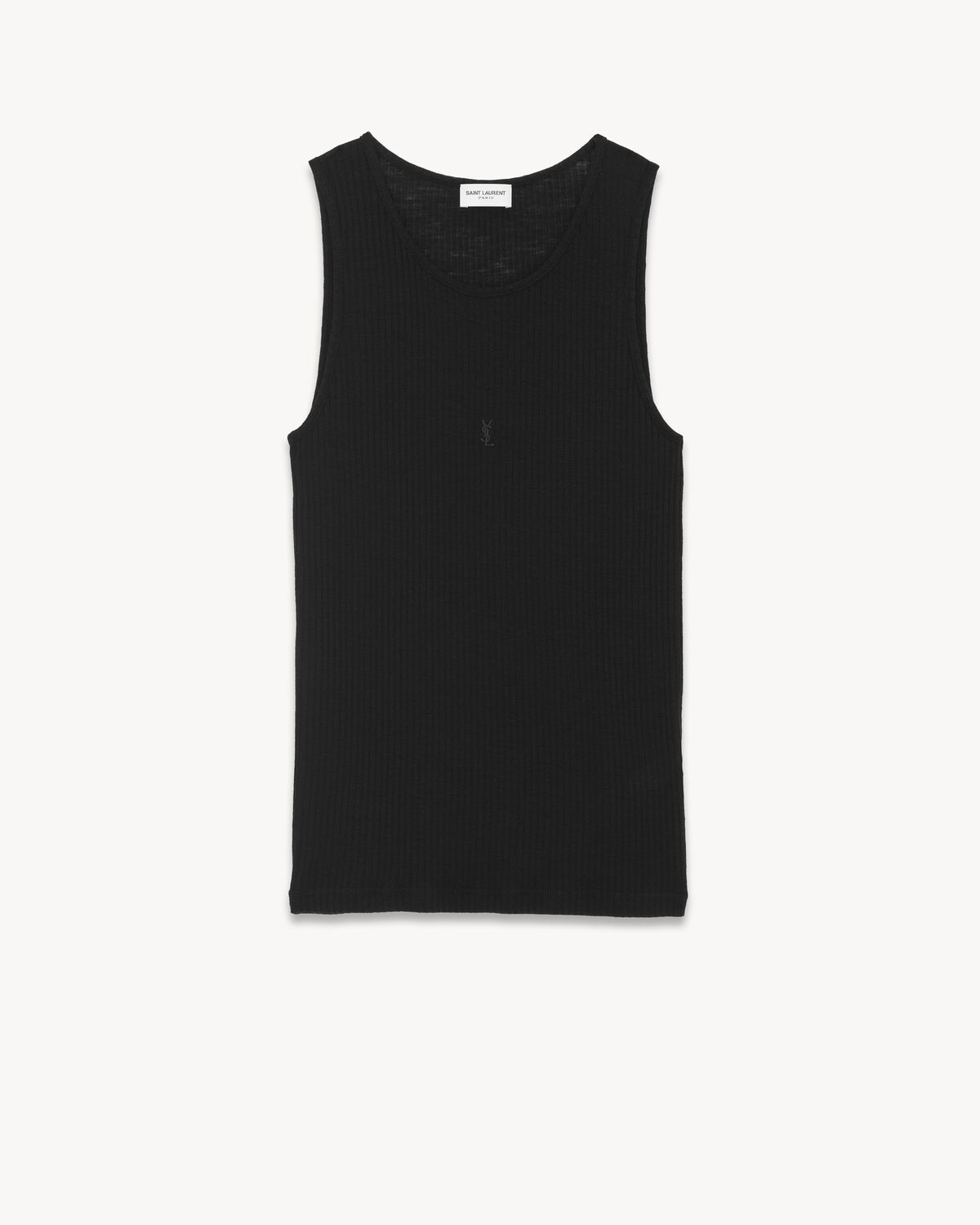 Saint Laurent camiseta de tirantes cassandre