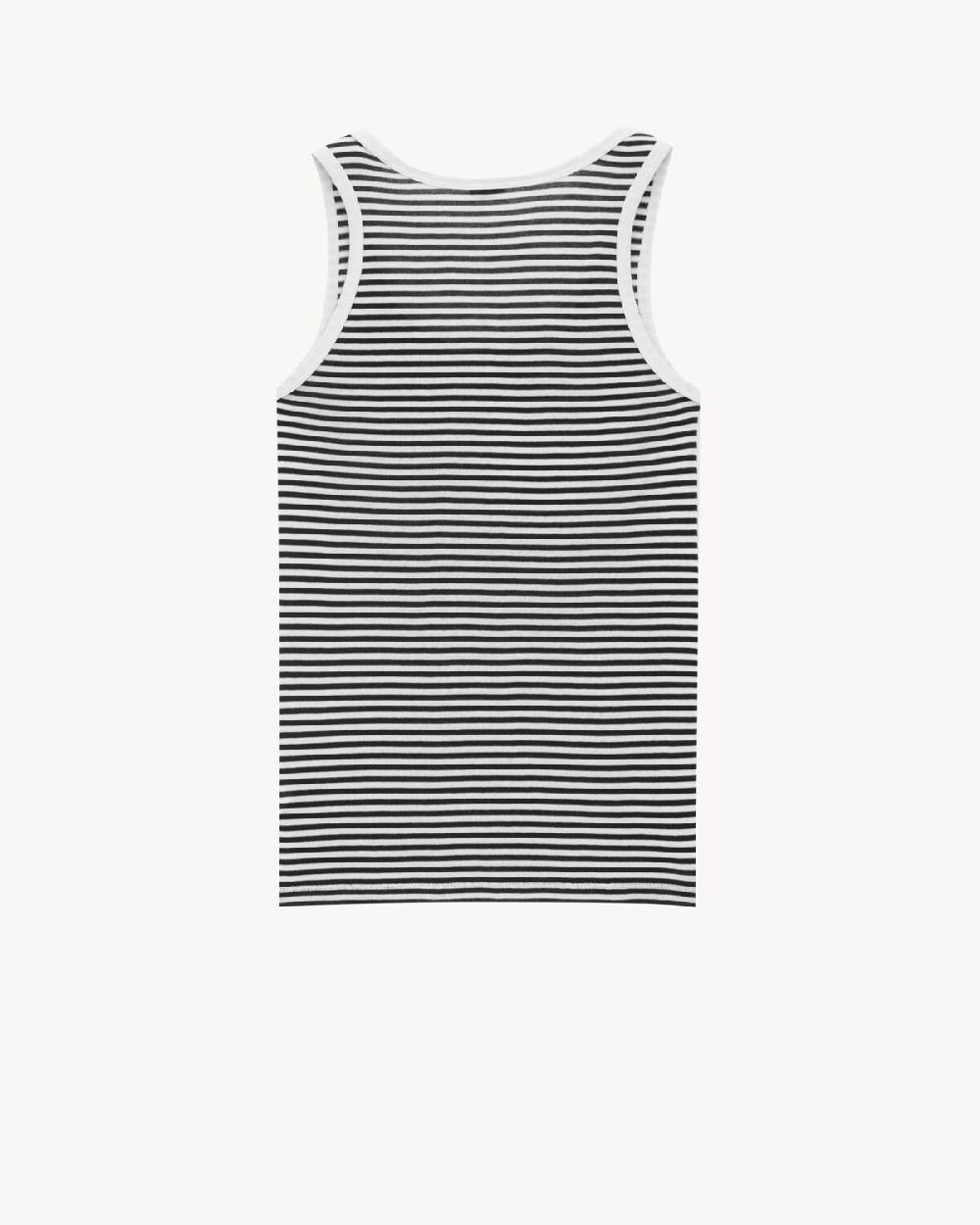 Saint Laurent Camiseta De Tirantes Cassandre