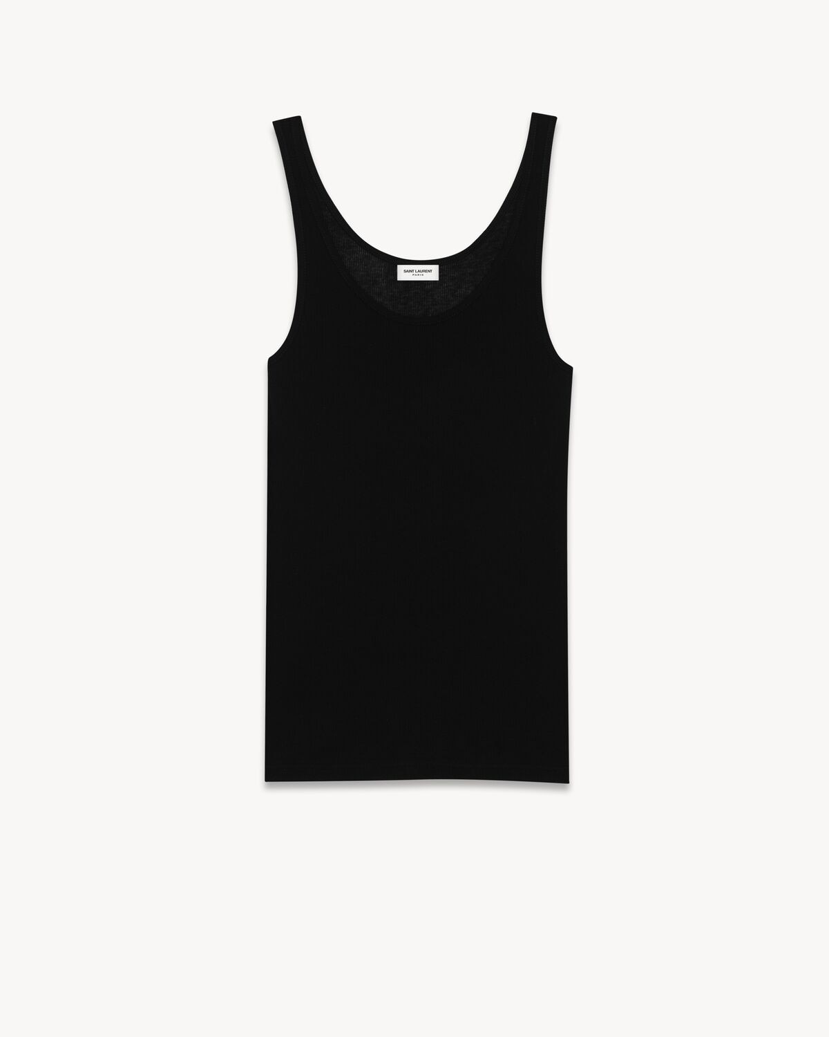 Saint Laurent camiseta sin mangas en jersey