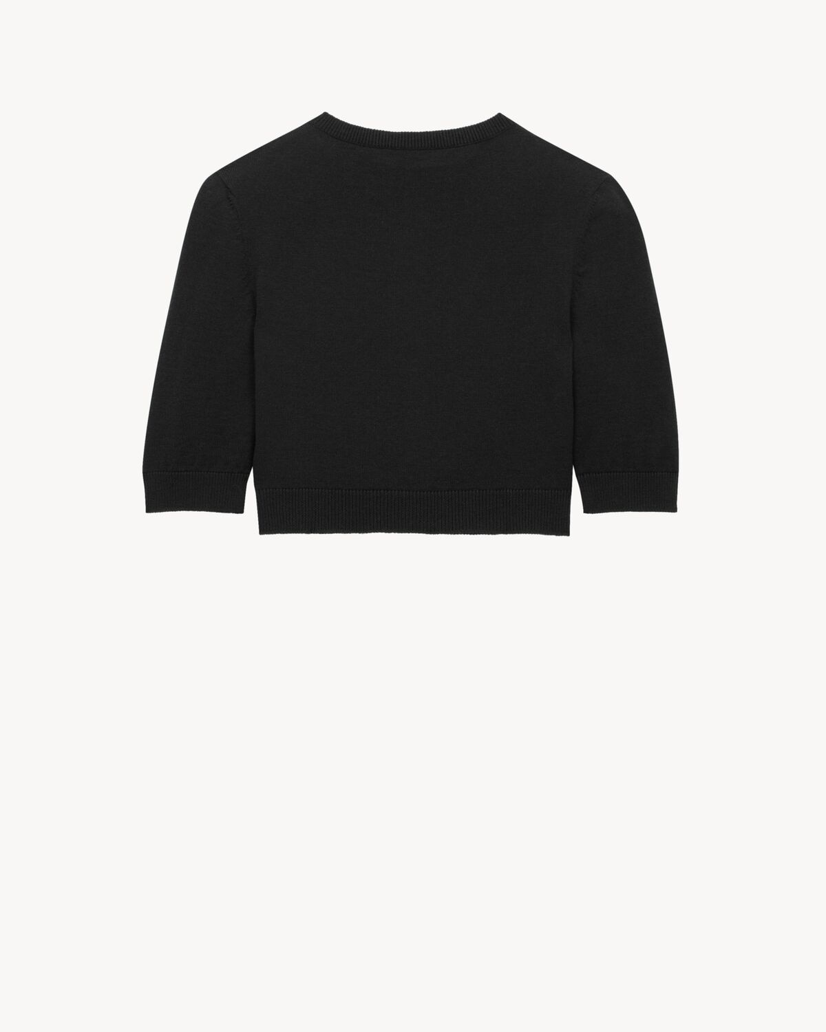 Saint Laurent Cárdigan Corto De Lana