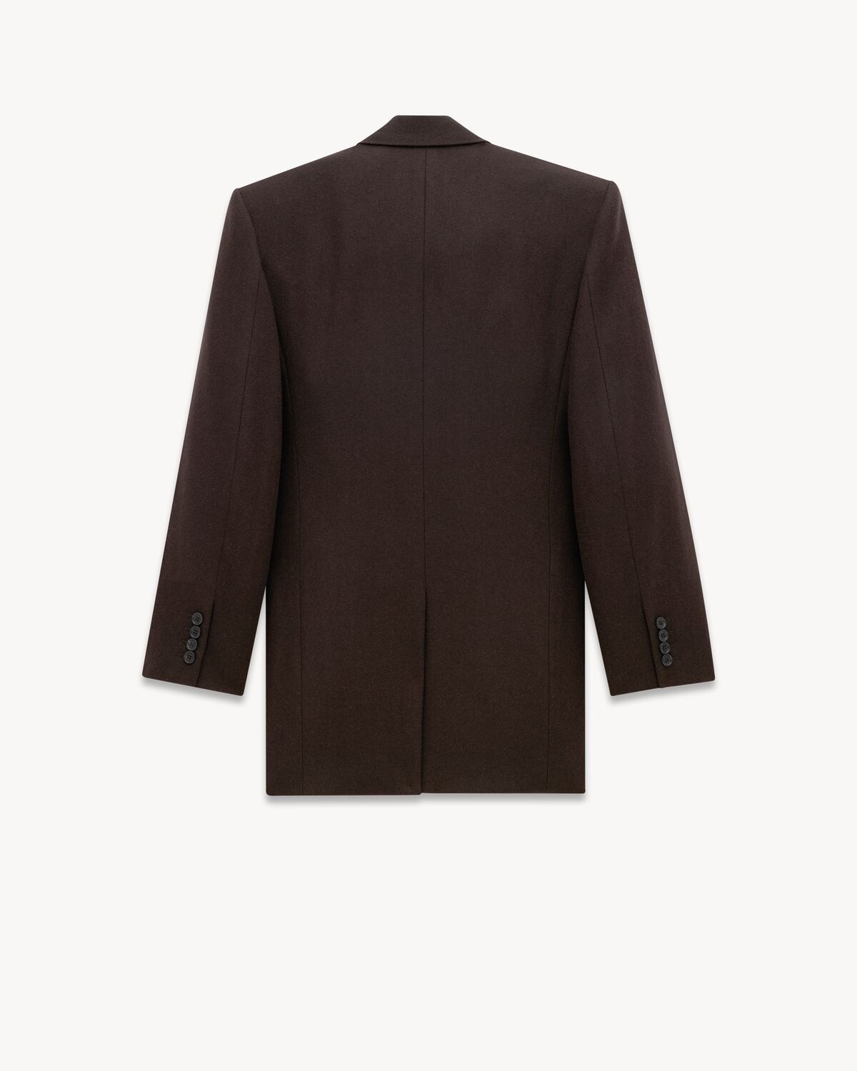 Saint Laurent Chaqueta De Franela De Cachemira