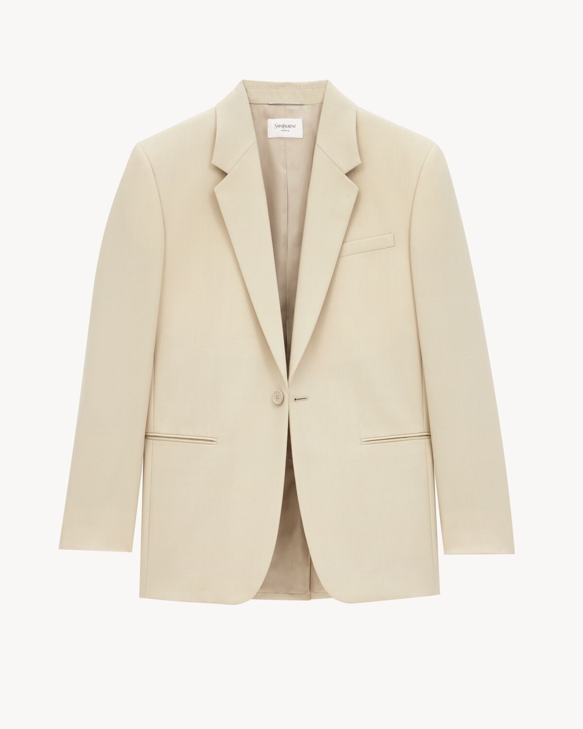 Saint Laurent Chaqueta De Lana Ligera