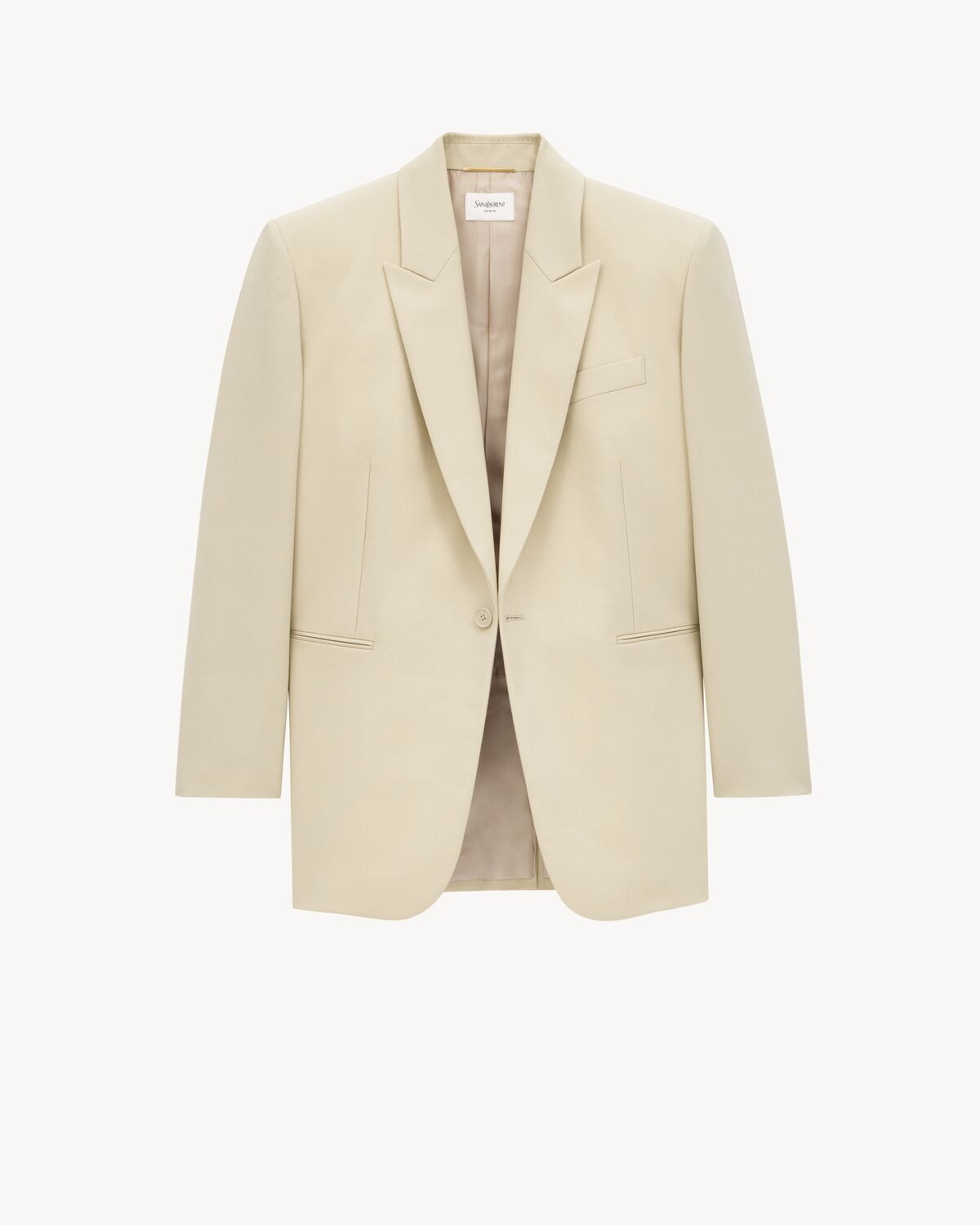 Saint Laurent Chaqueta De Lana Ligera