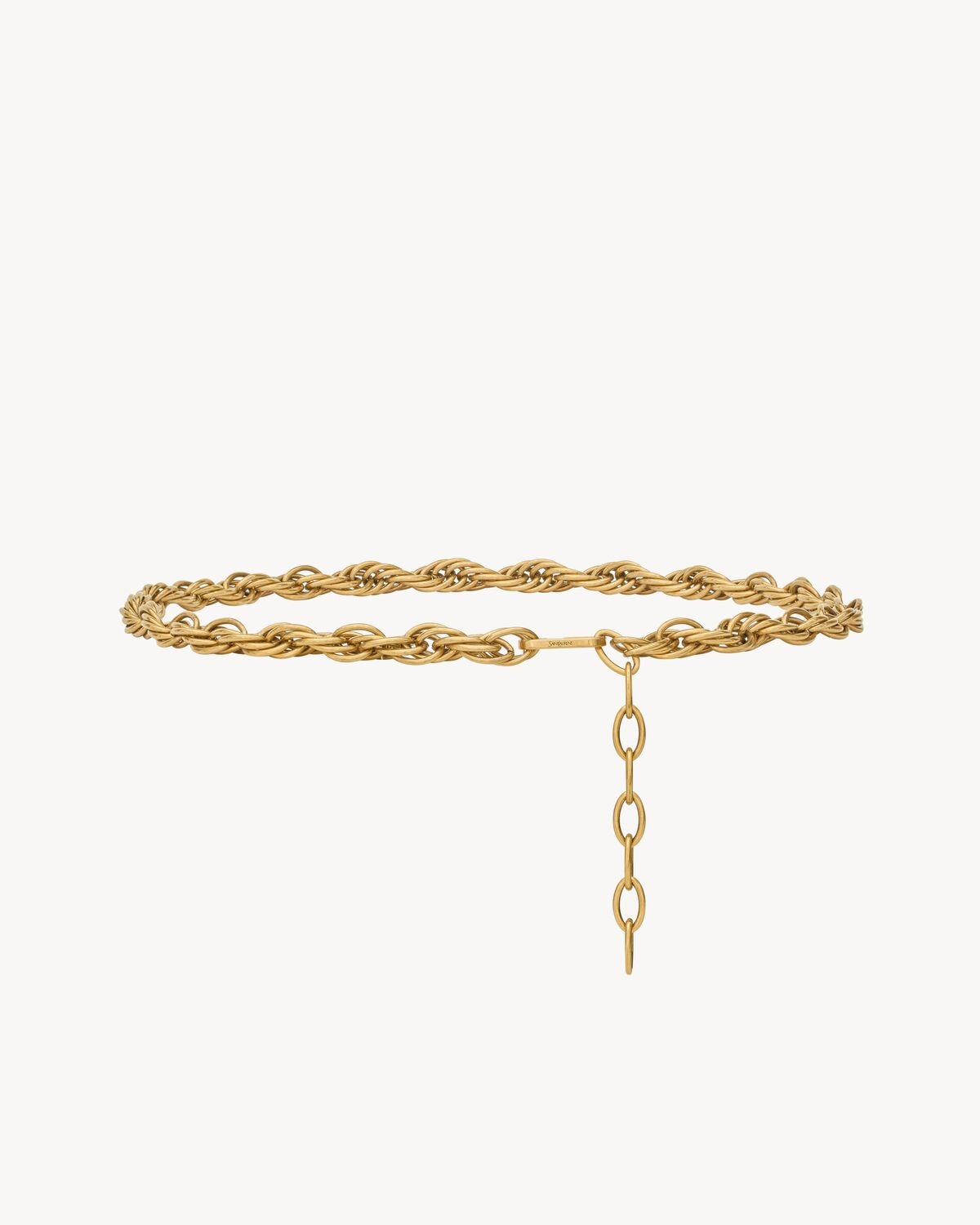 Saint Laurent Cinturón Fino De Cadena