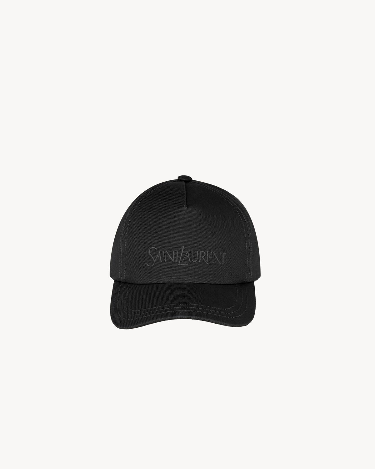 Saint Laurent gorra saint laurent de gabardina