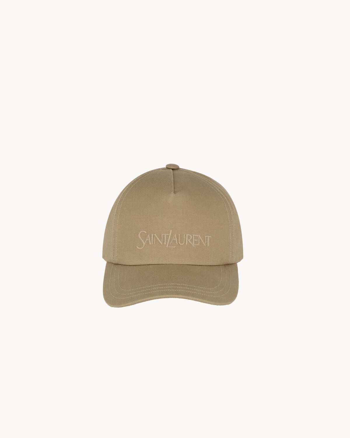 Saint Laurent gorra saint laurent de gabardina