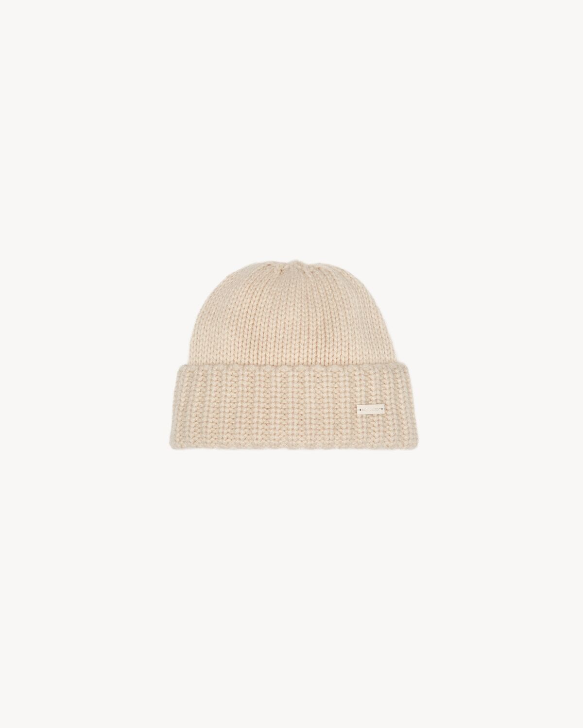 Saint Laurent gorro de punto de cachemira