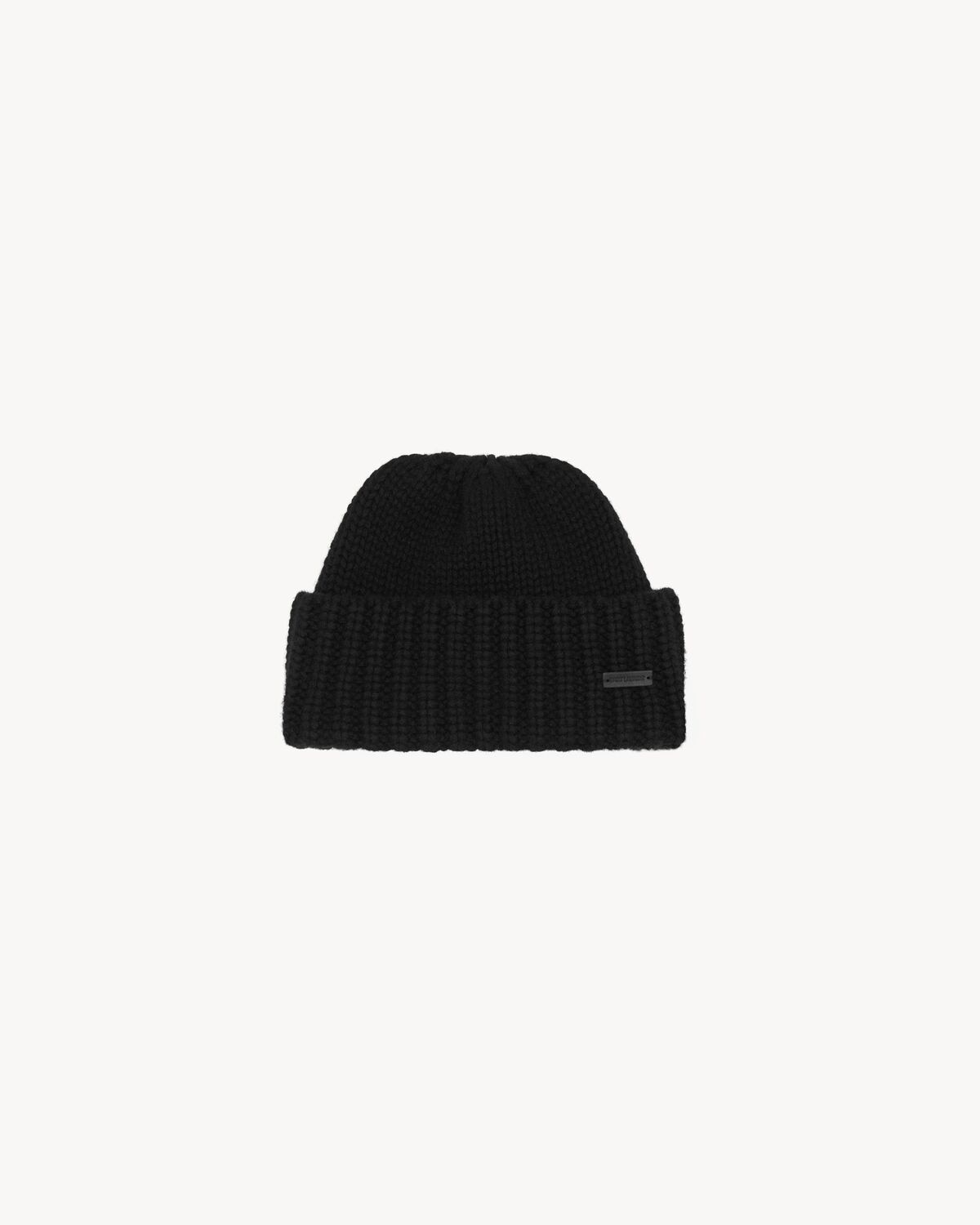 Saint Laurent gorro de punto de cachemira