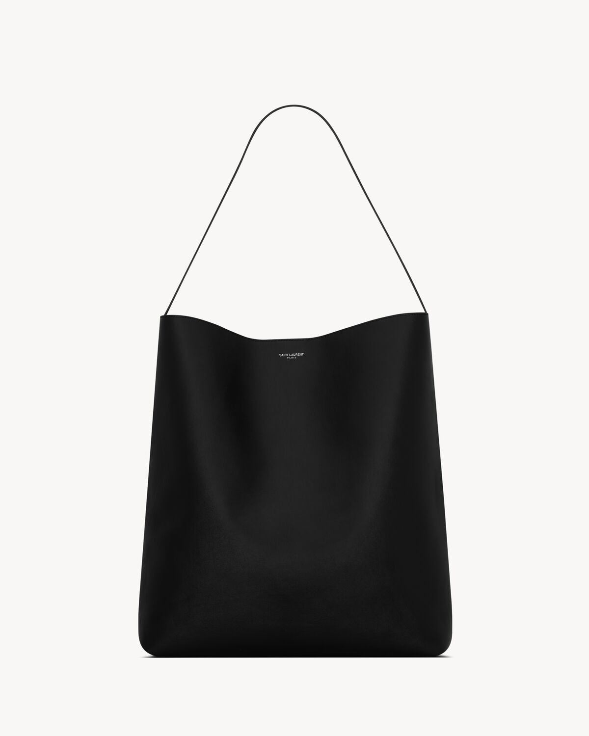 Saint Laurent hobo bold de piel lisa