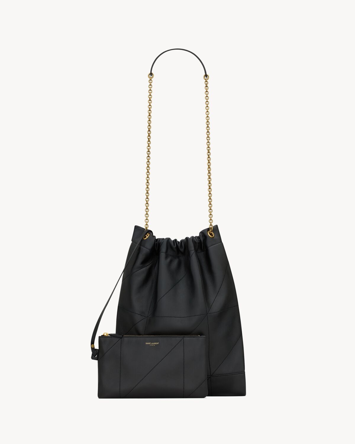 Saint Laurent Jamie pochon De Piel De Cordero