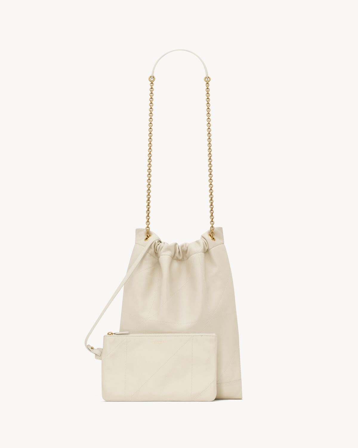 Saint Laurent Jamie pochon De Piel De Cordero