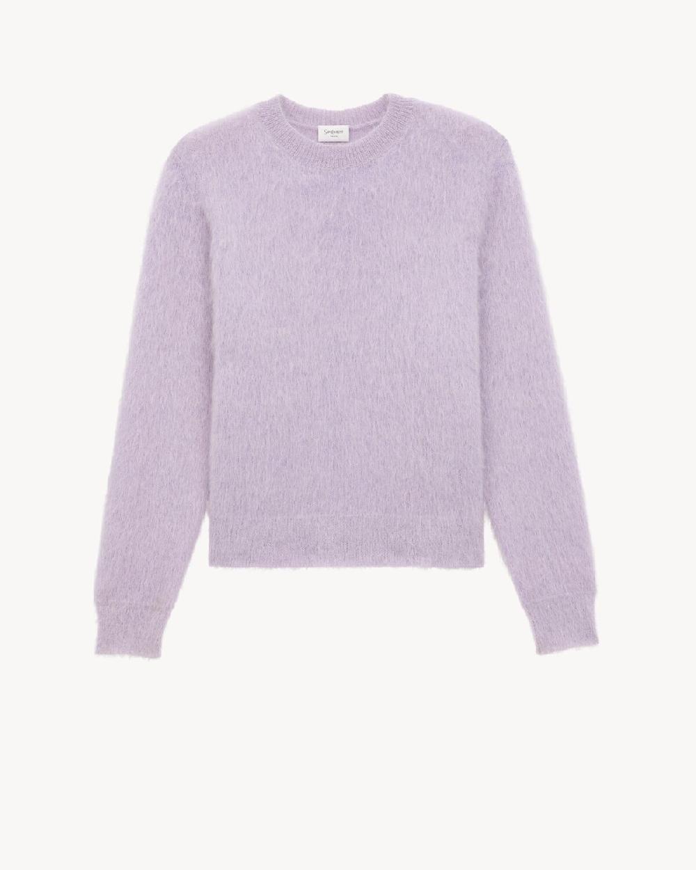 Saint Laurent jersey de punto cepillado