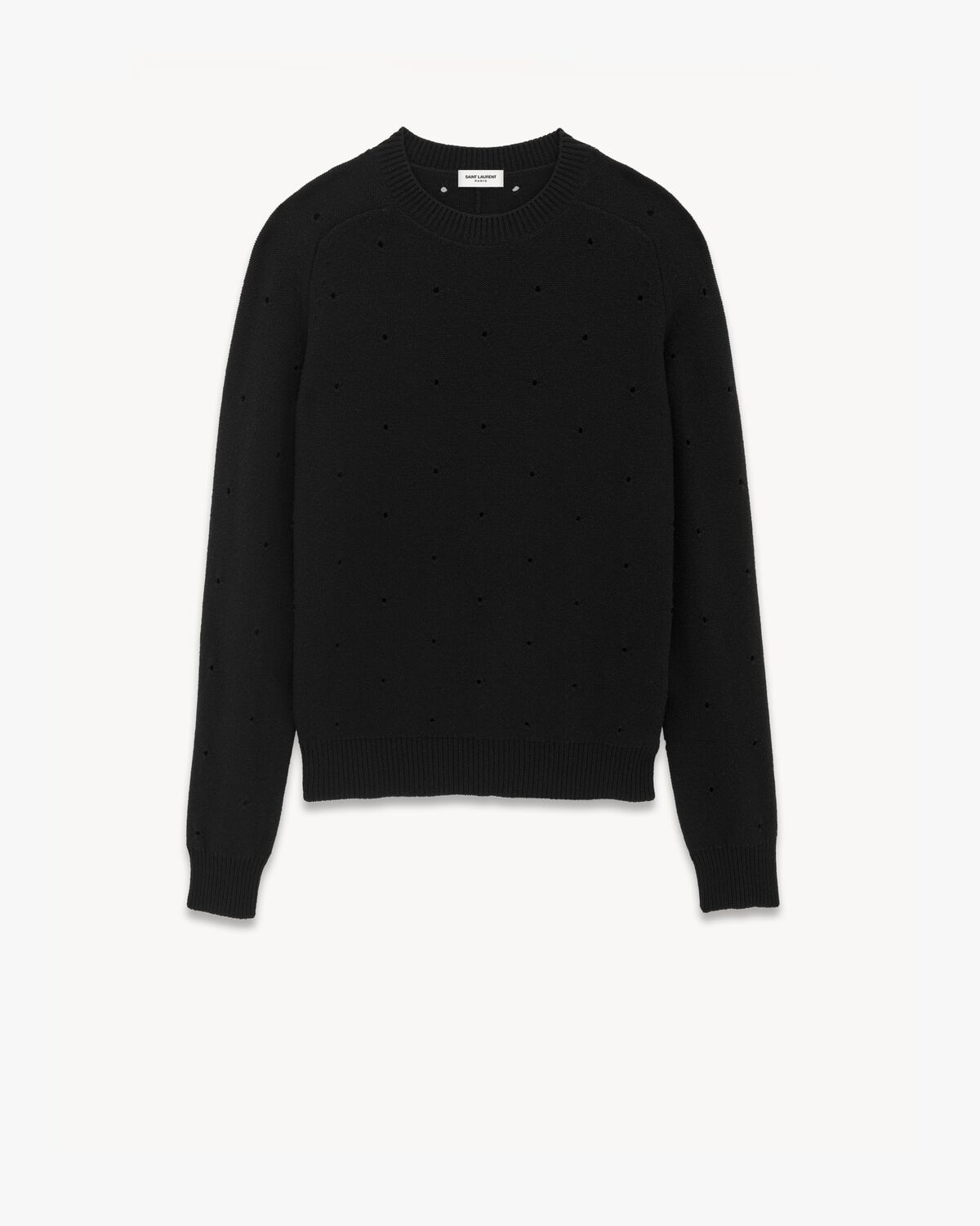 Saint Laurent jersey en lana calada