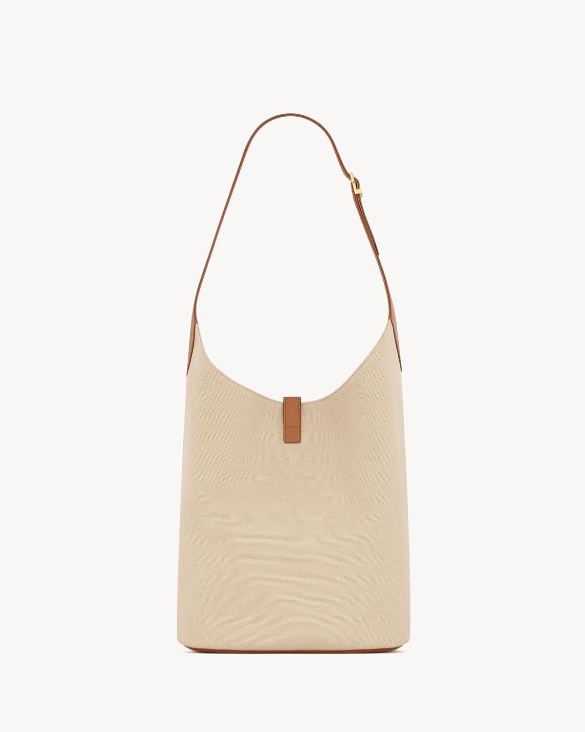 Saint Laurent Le 5 à 7 Hobo De Lona Y Piel