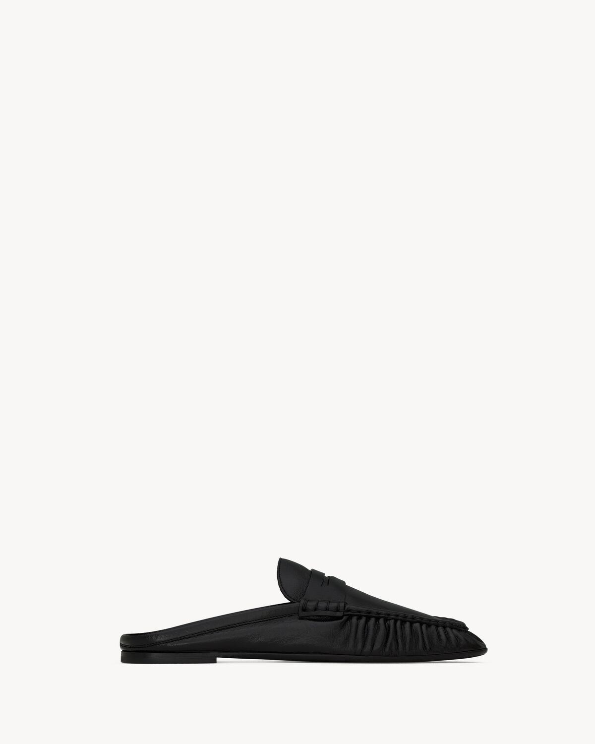 Saint Laurent Le Loafer Mules De Piel Lisa